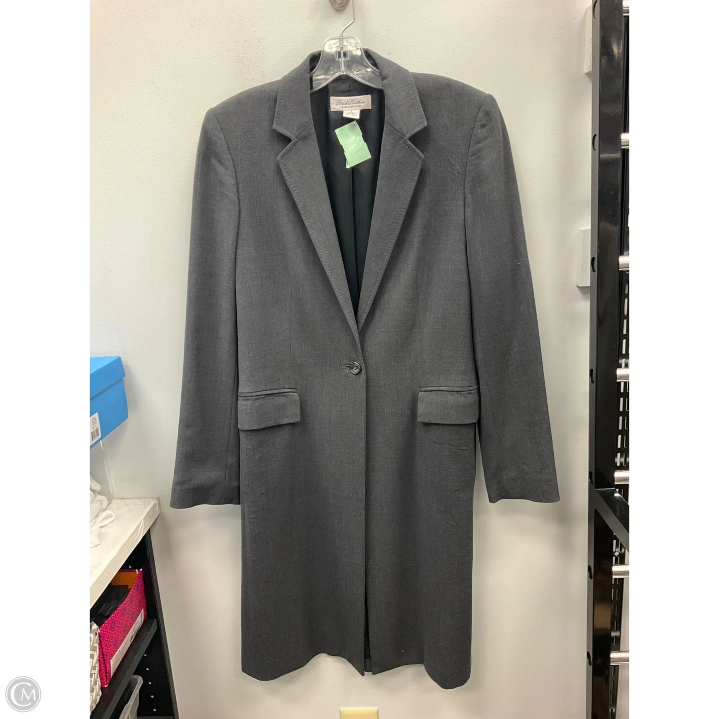 Jacket Other By Brooks Brothers In Grey, Size: 6
