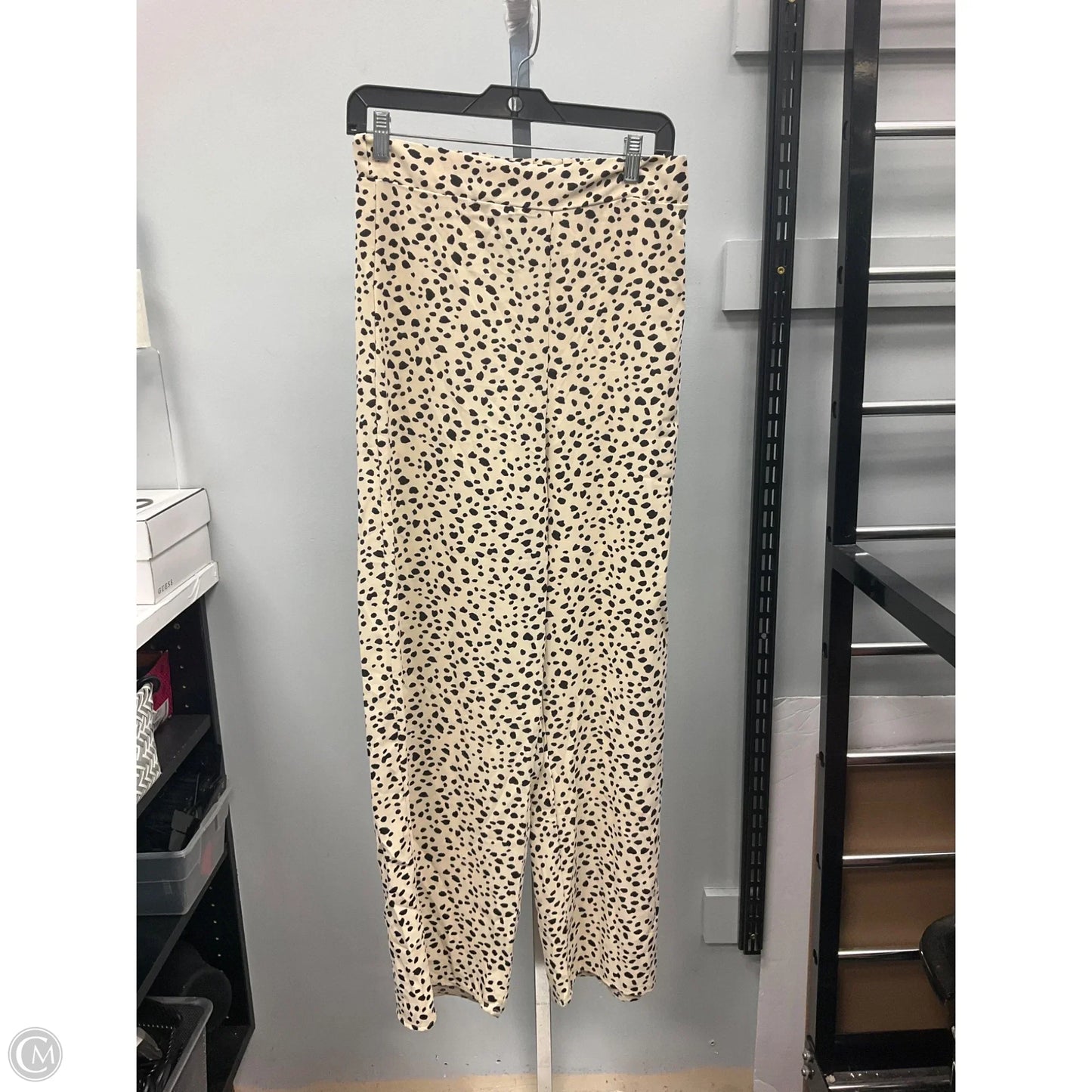 Pants Wide Leg By Clothes Mentor In Black & Cream, Size: M