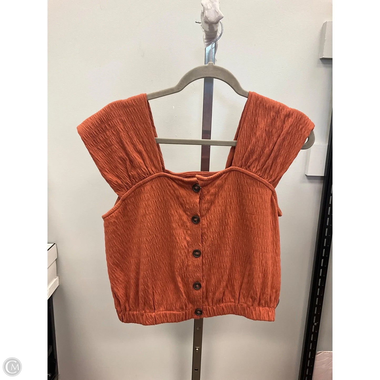 Top Sleeveless By Madewell In Copper, Size: Xxs