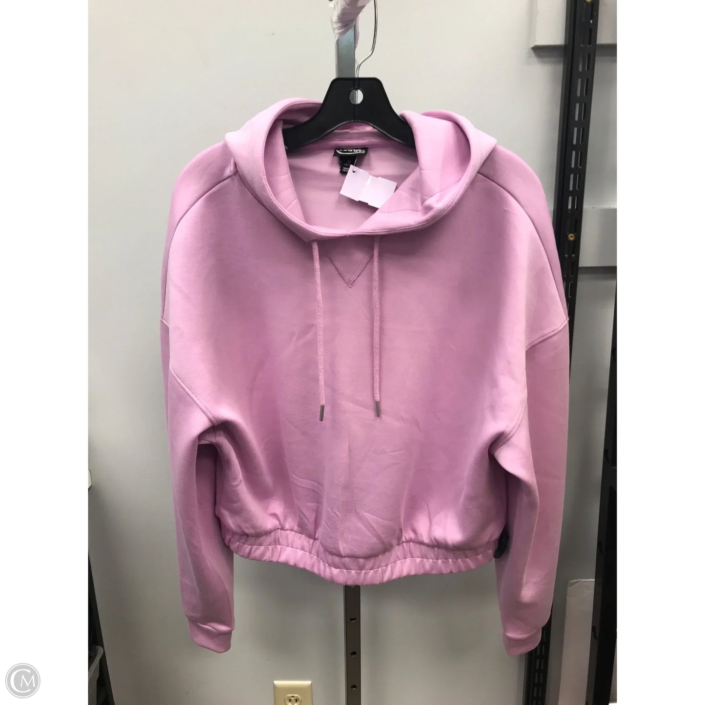 Sweatshirt Hoodie By Scoop In Pink, Size: M
