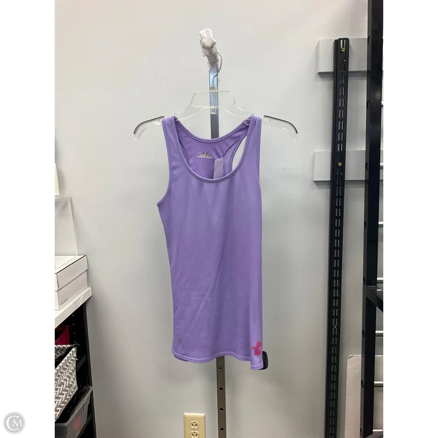 Athletic Tank Top By Under Armour In Purple, Size: S