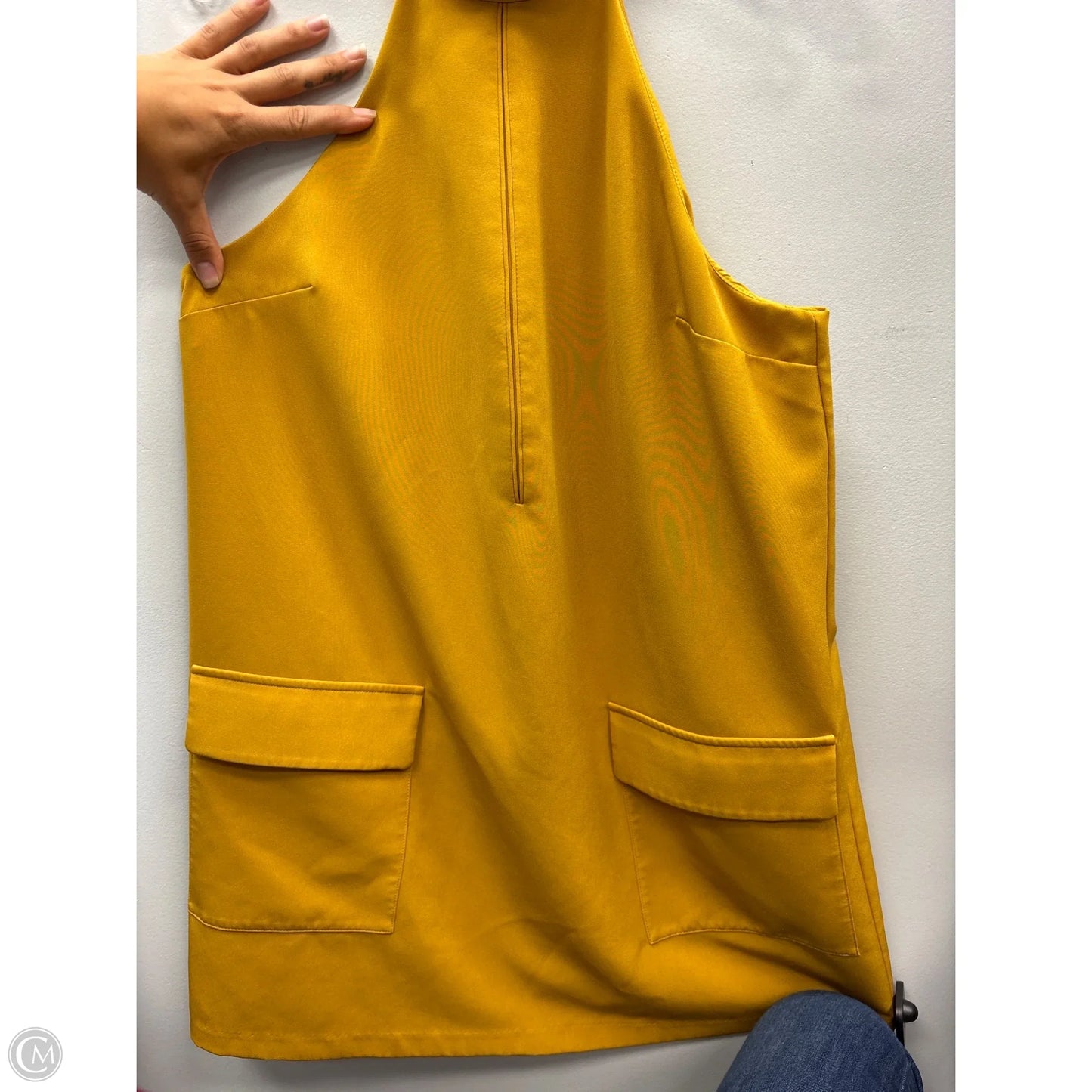Dress Casual Short By Mare Mare In Gold, Size: L