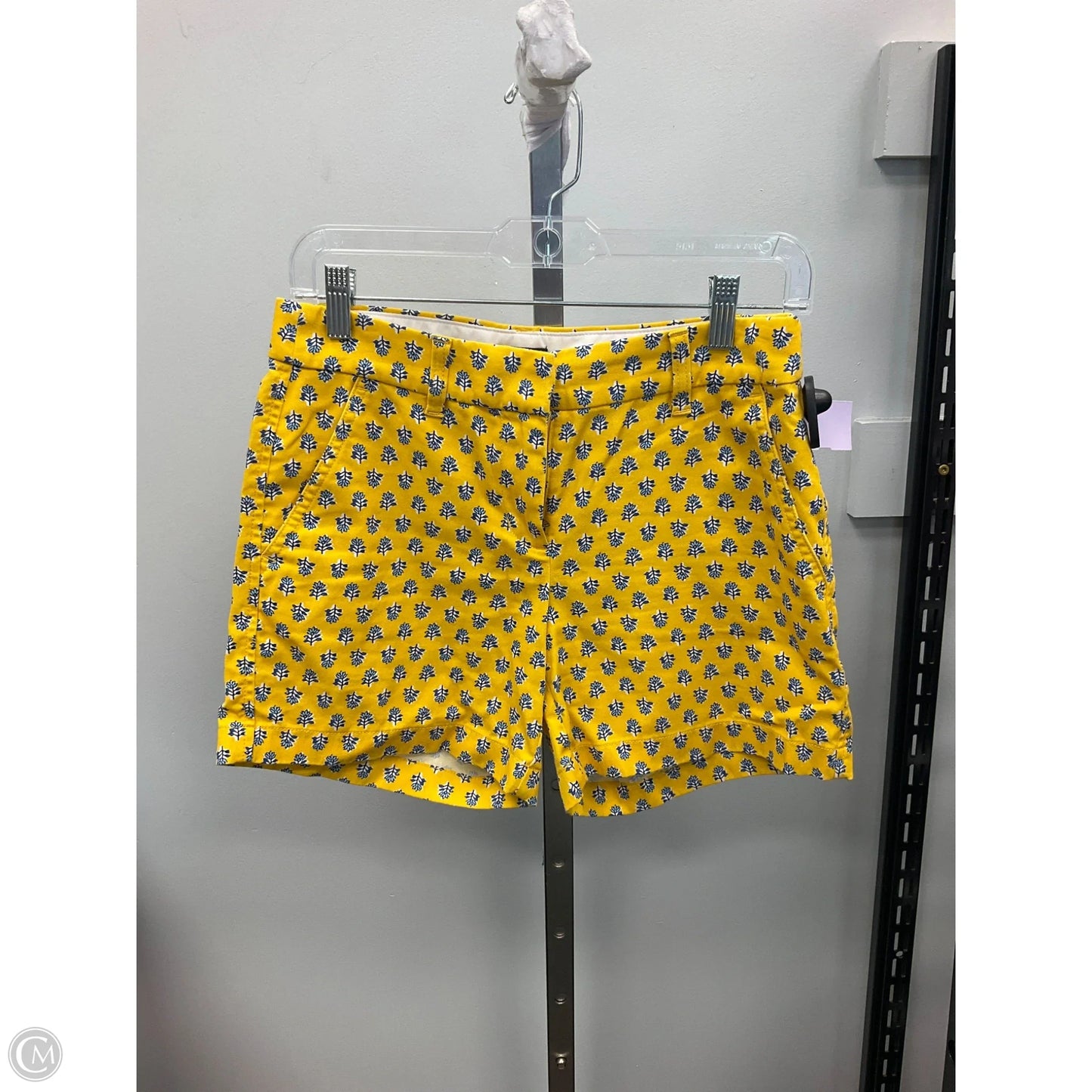 Shorts By J. Crew In Blue & Yellow, Size: 0