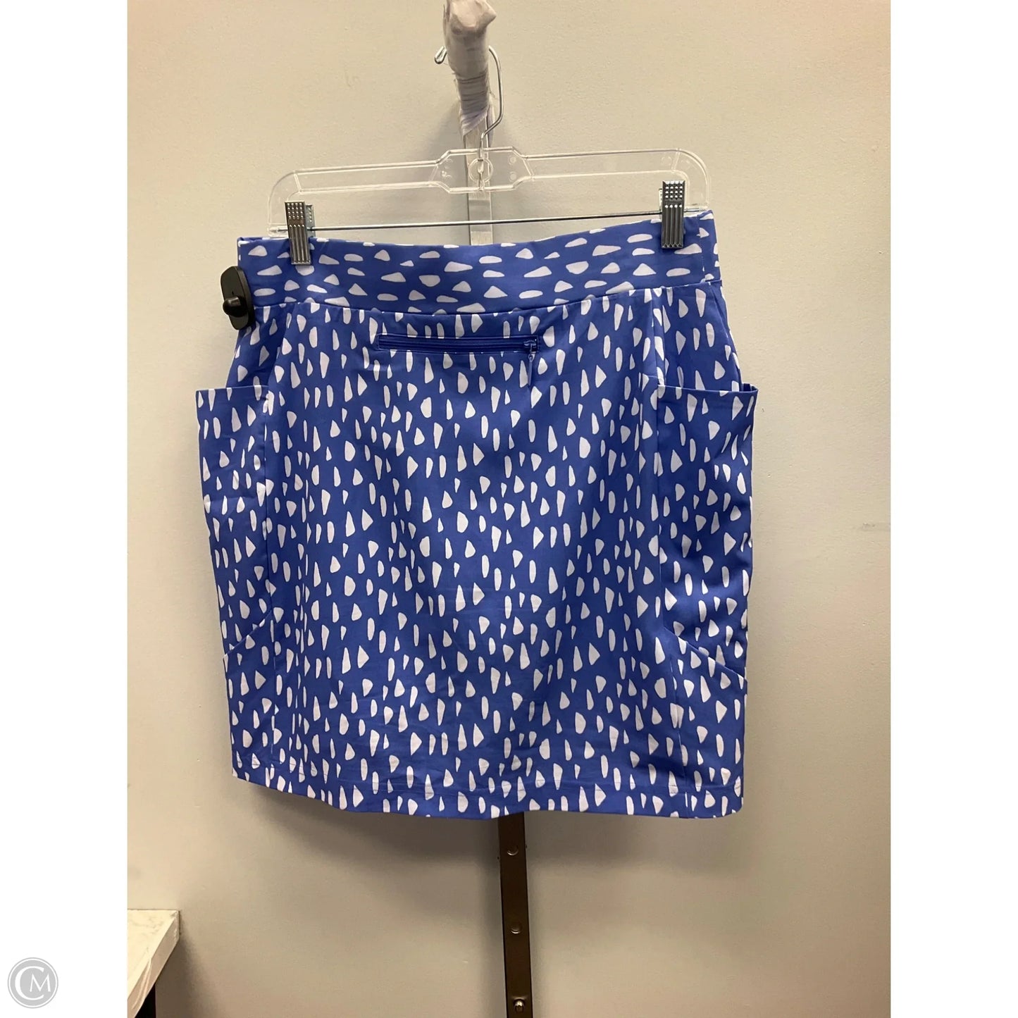 Skort By Chicos In Blue & White, Size: 4