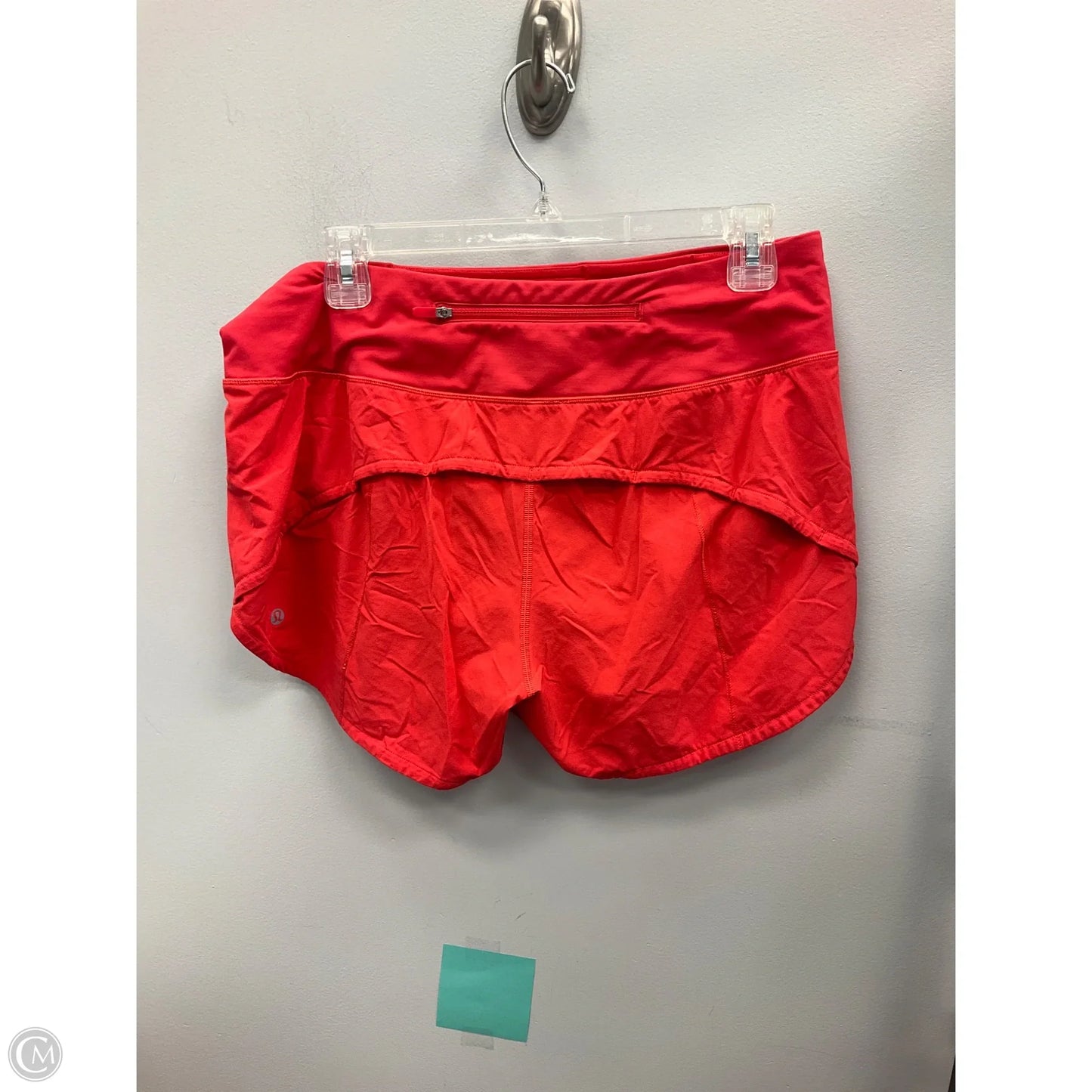Athletic Shorts By Lululemon In Red, Size: 8
