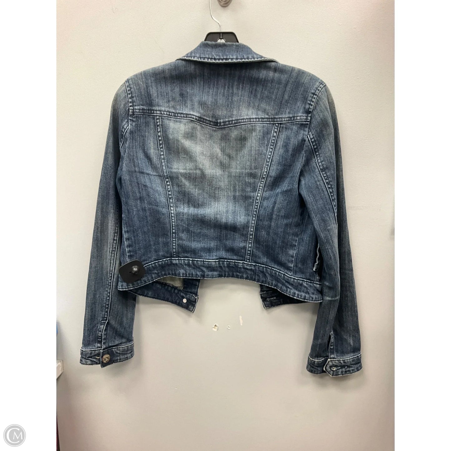 Jacket Denim By Elle In Blue Denim, Size: Xs