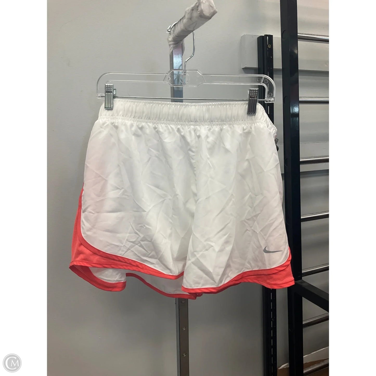 Athletic Shorts By Nike Apparel In Pink & White, Size: Xxl