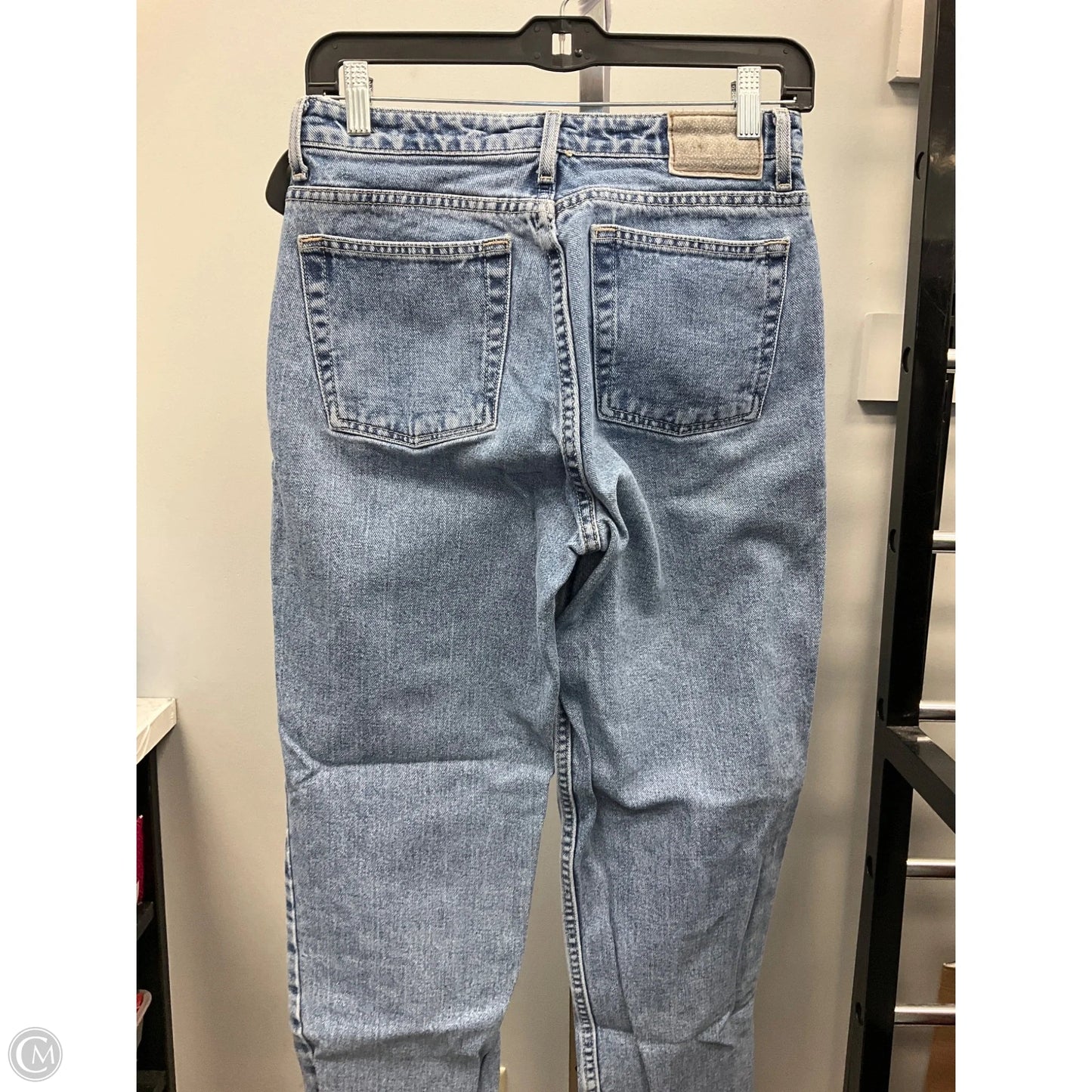 Jeans Straight By St Johns Bay In Blue Denim, Size: 8p