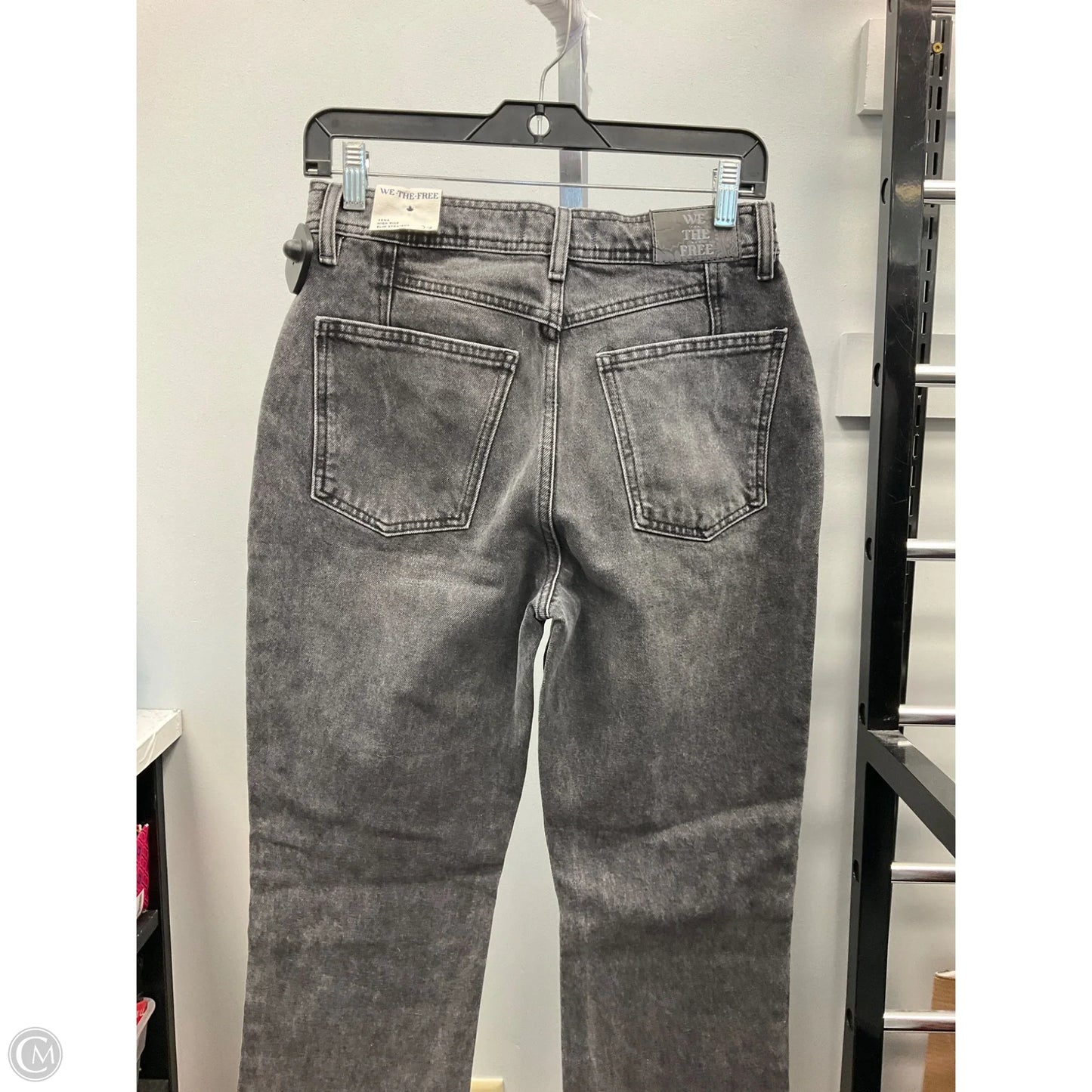 Jeans Straight By We The Free In Grey Denim, Size: 4
