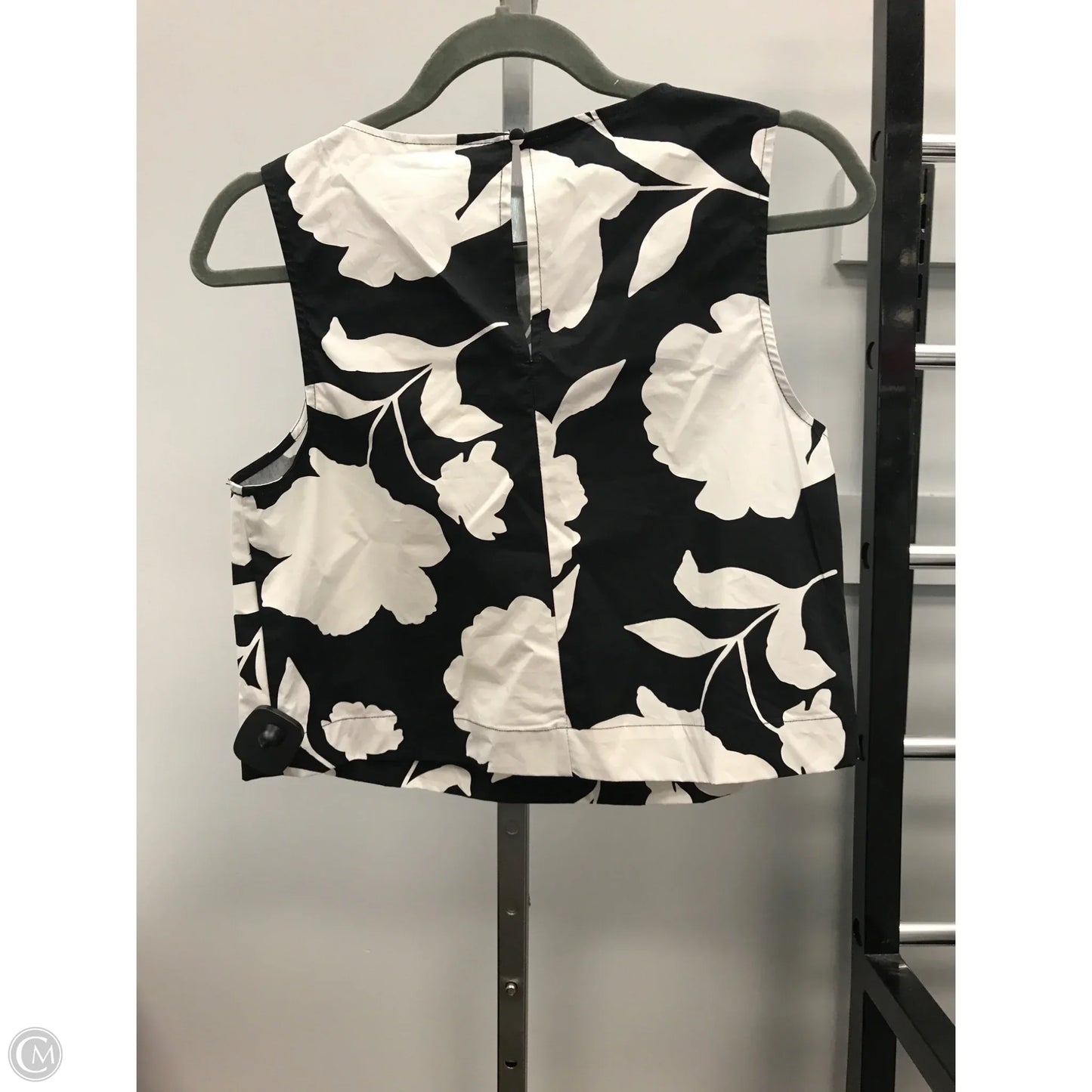Top Sleeveless By Target-designer In Black & White, Size: Xs