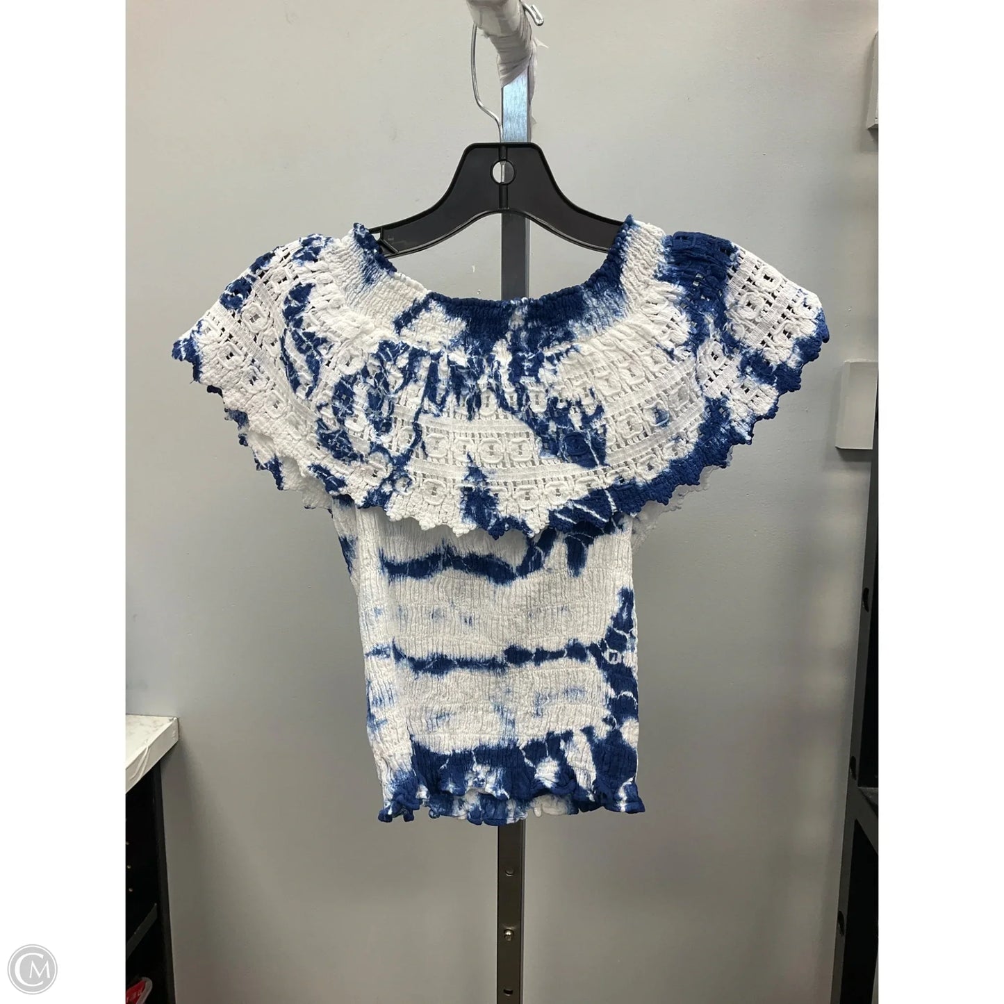 Top Sleeveless By Cmc In Tie Dye Print, Size: L