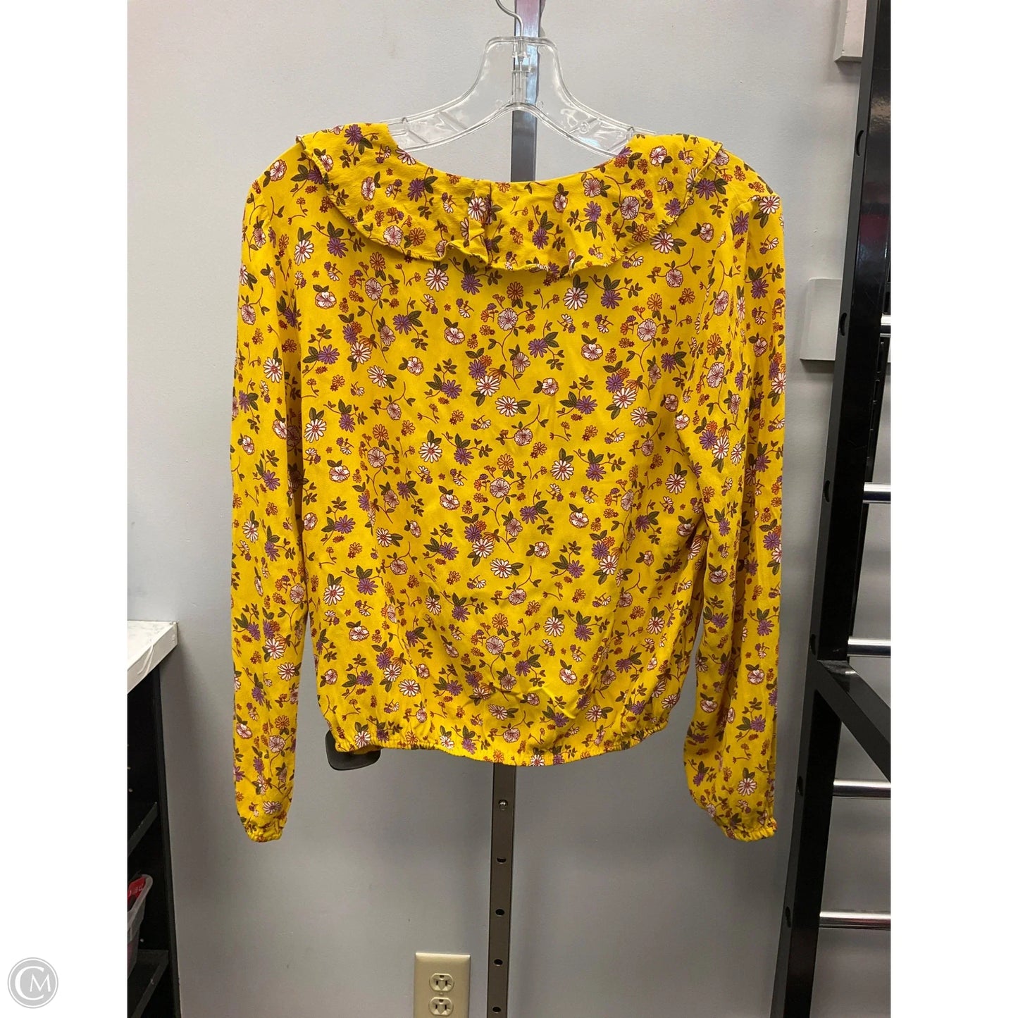 Top Long Sleeve By Sanctuary In Floral Print, Size: Xs