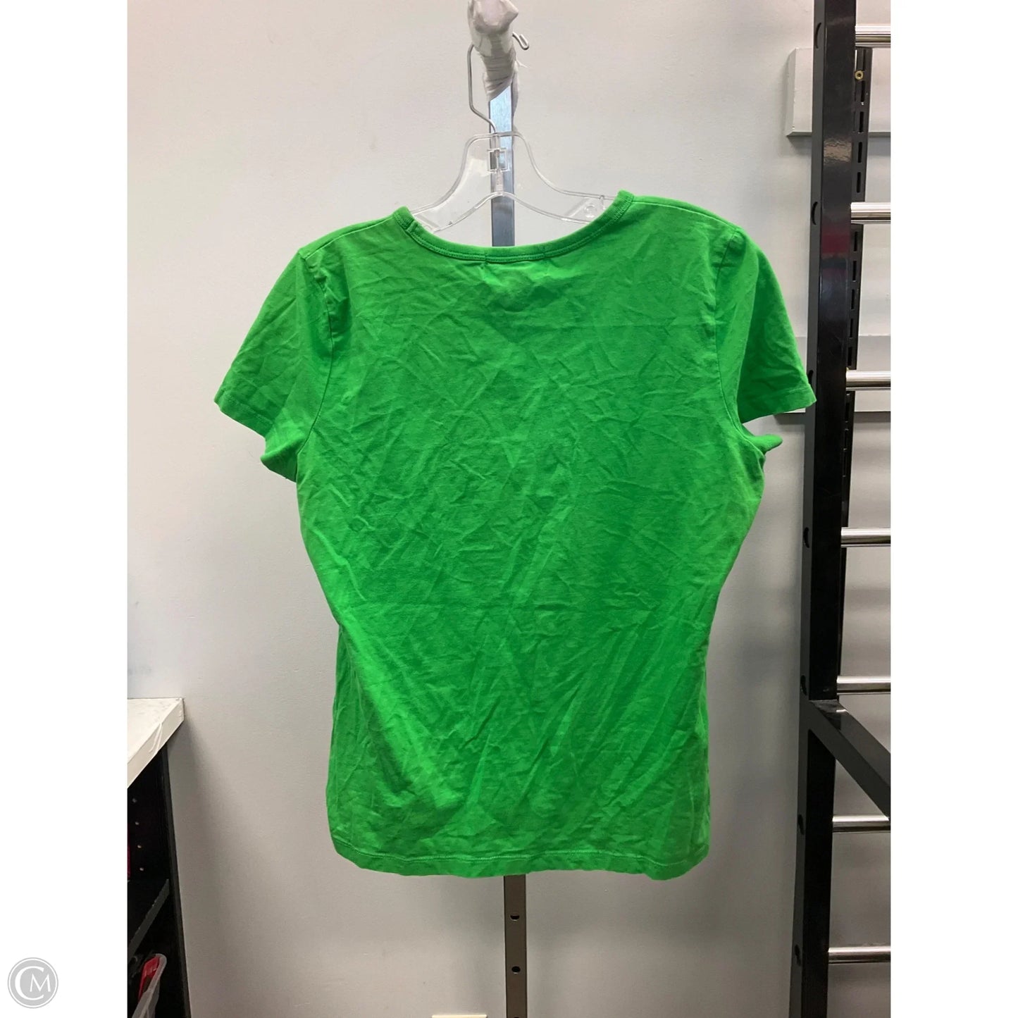 Top Short Sleeve By Lauren By Ralph Lauren In Green, Size: M