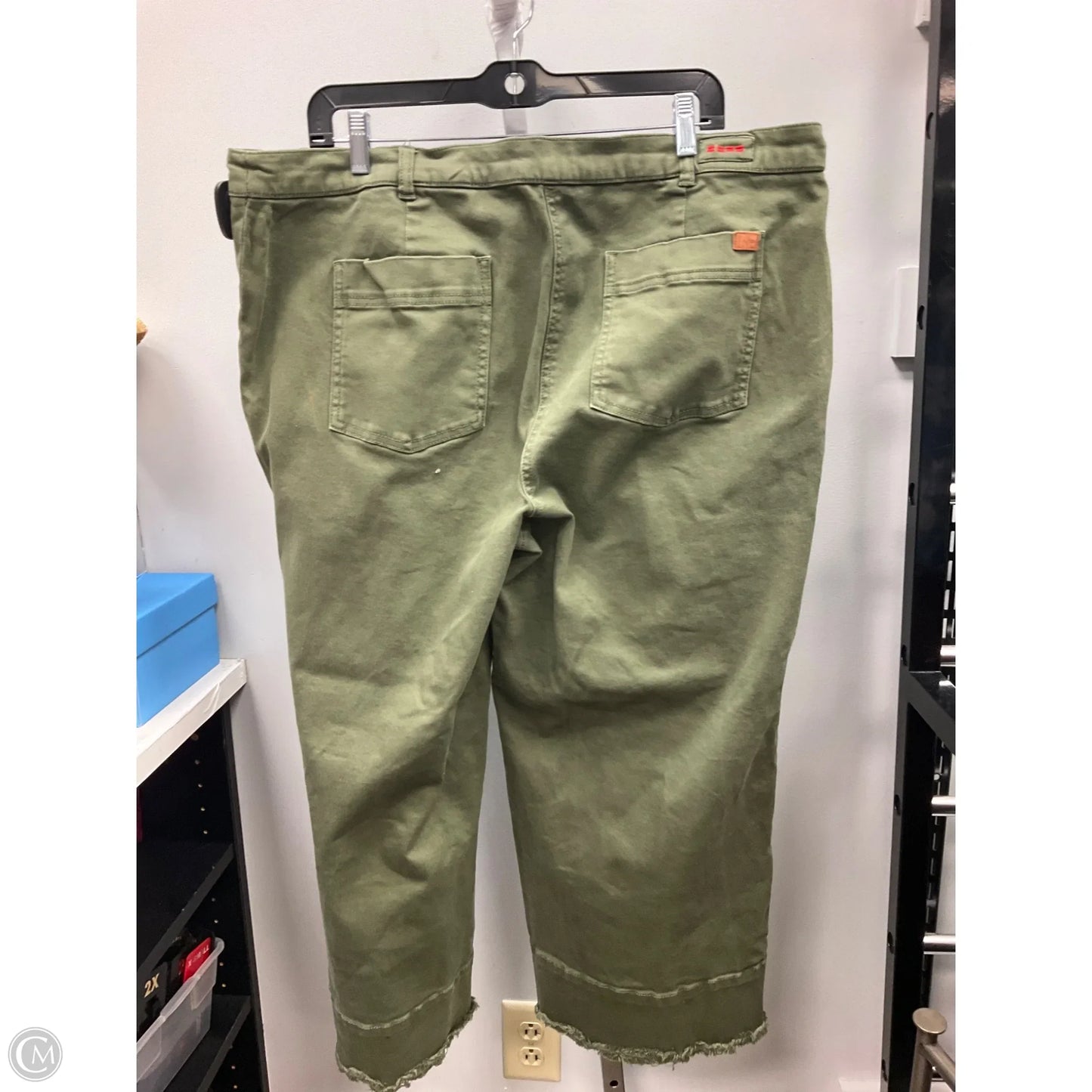 Pants Wide Leg By Peace Love World In Green, Size: 20