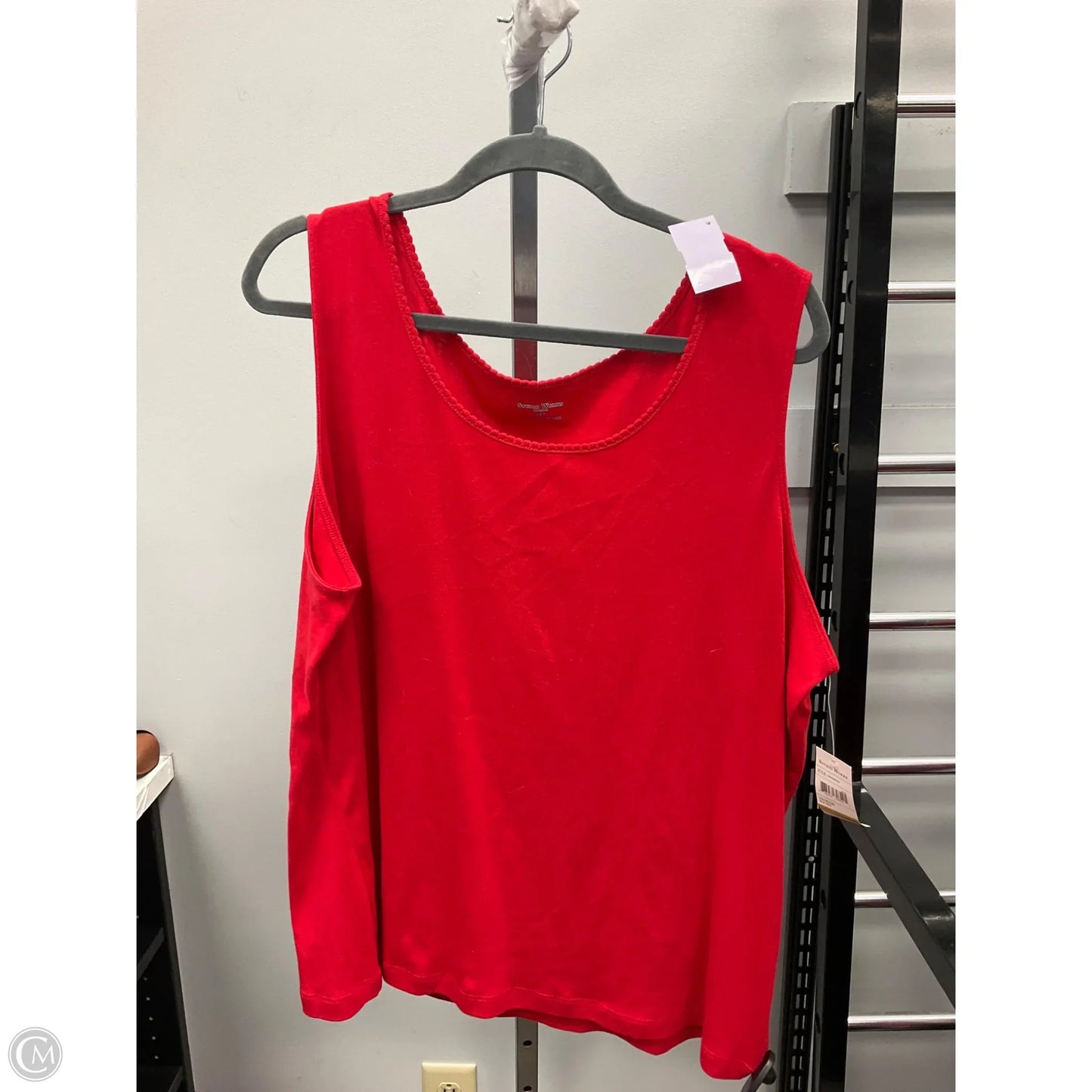 Tank Top By Studio Works In Red, Size: 3x