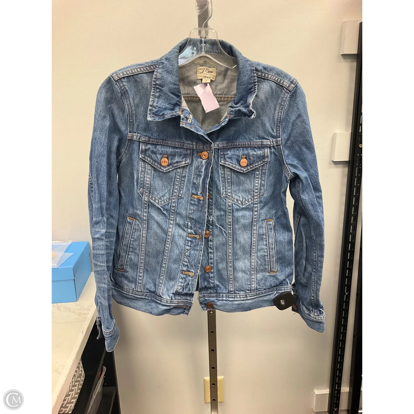 Jacket Denim By J. Crew In Blue Denim, Size: S