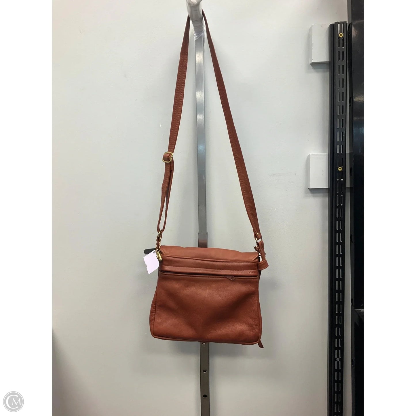 Crossbody Leather By Clothes Mentor, Size: Medium