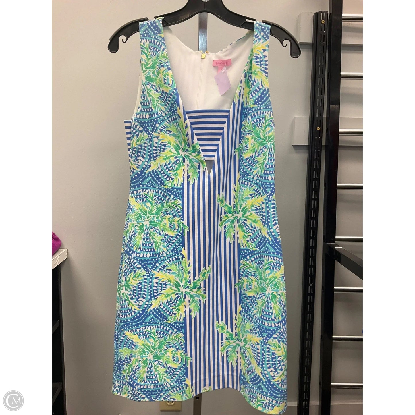 Dress Designer By Lilly Pulitzer In Blue & Green, Size: S