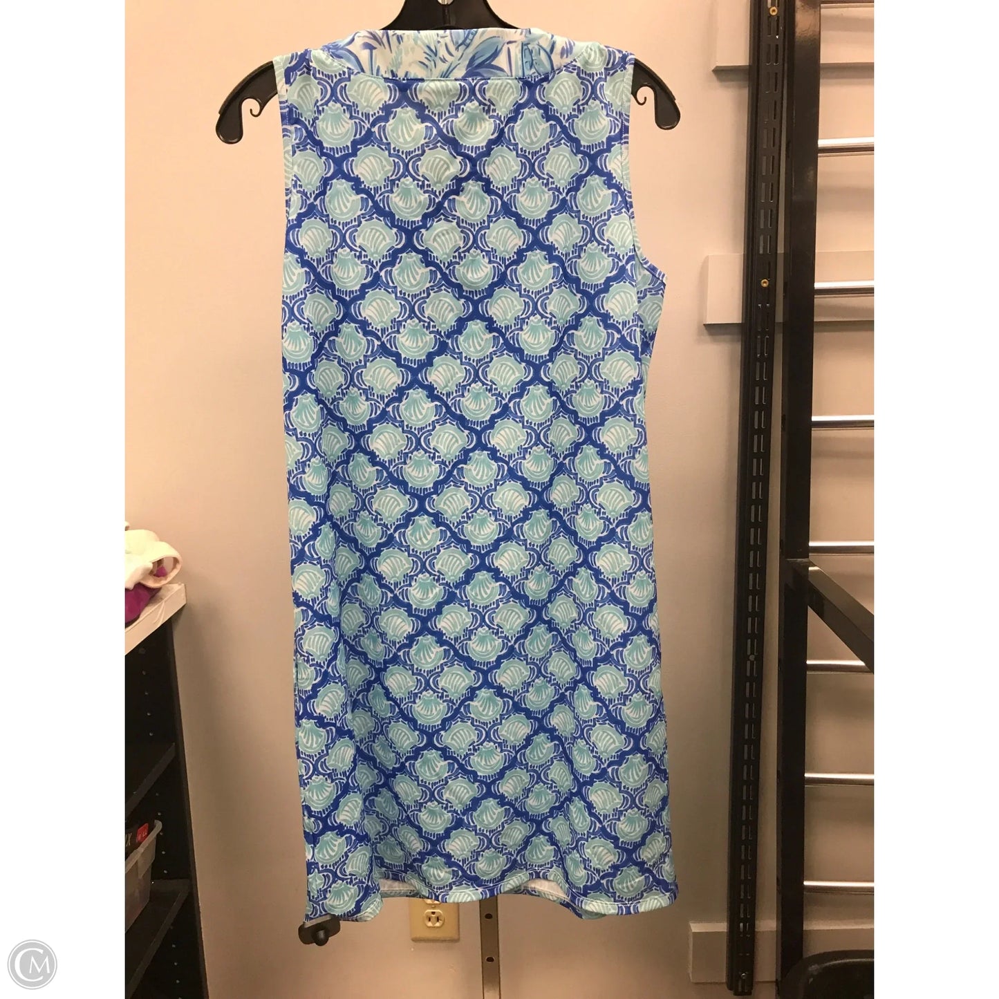 Dress Casual Short By Stella Parker In Blue, Size: S