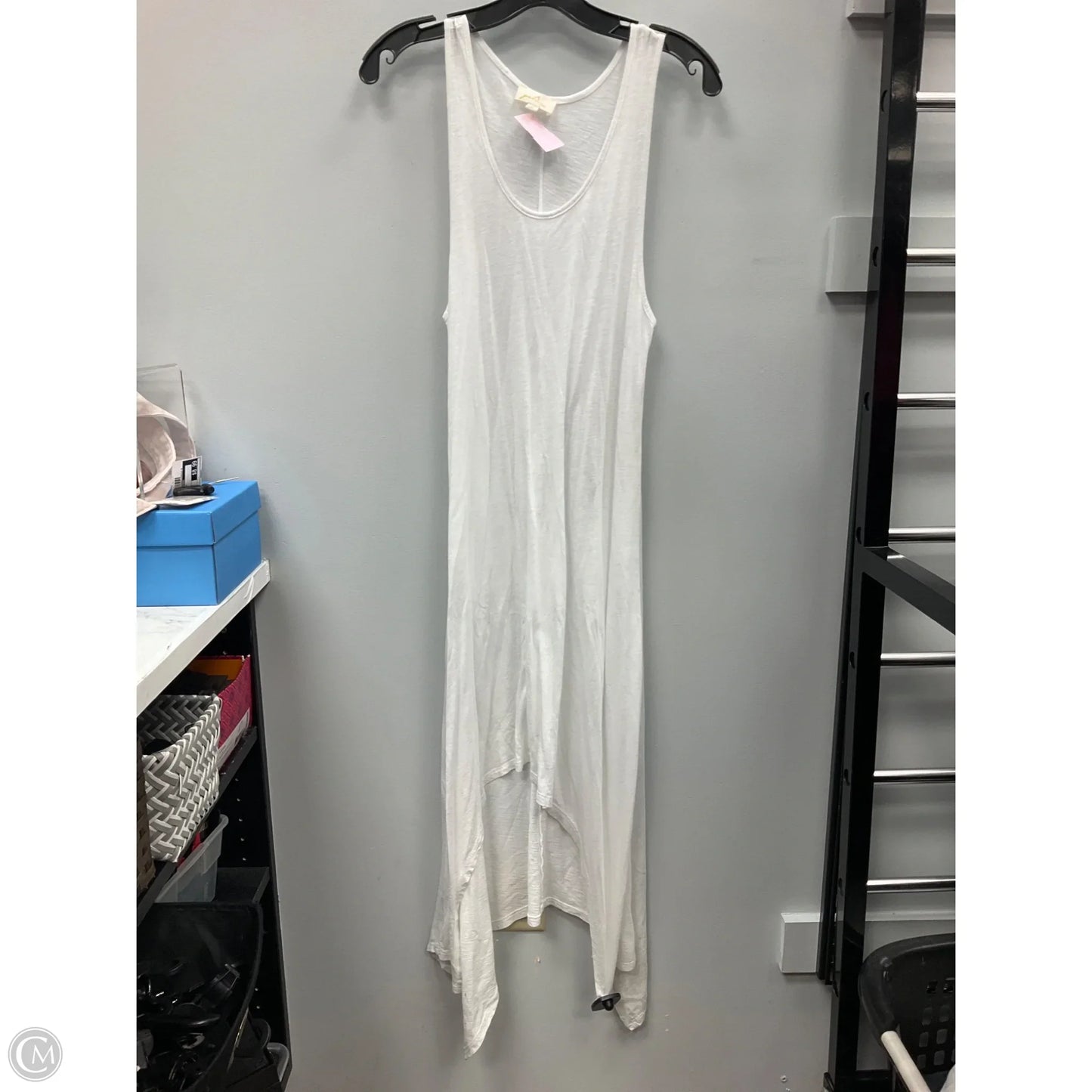 Dress Casual Midi By Cmc In White, Size: M