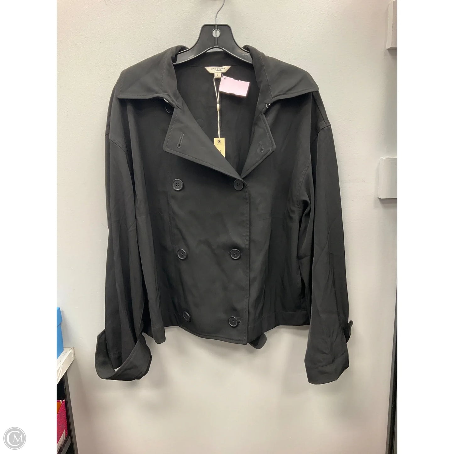 Jacket Other By Max Studio In Black, Size: L