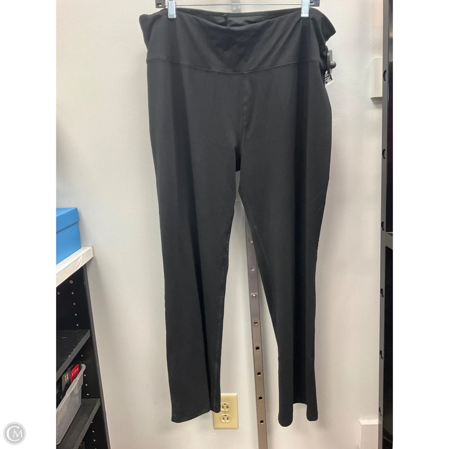 Athletic Pants By Avia In Black, Size: 2x