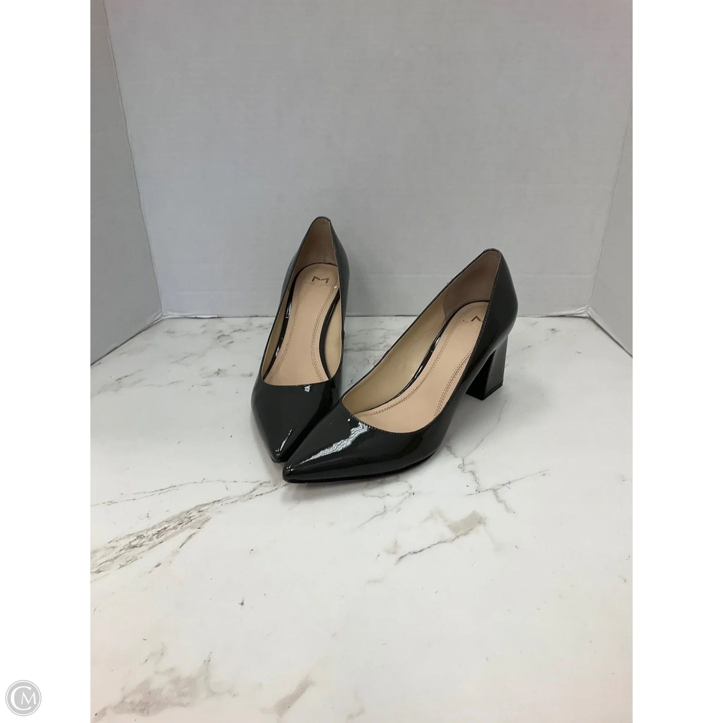 Shoes Heels Block By Marc Fisher In Grey, Size: 6.5