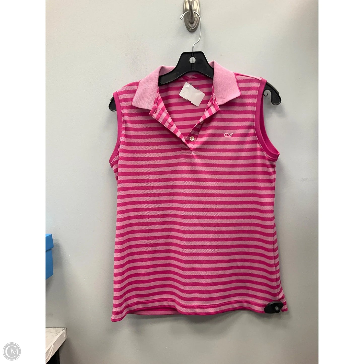 Top Sleeveless By Vineyard Vines In Pink, Size: S