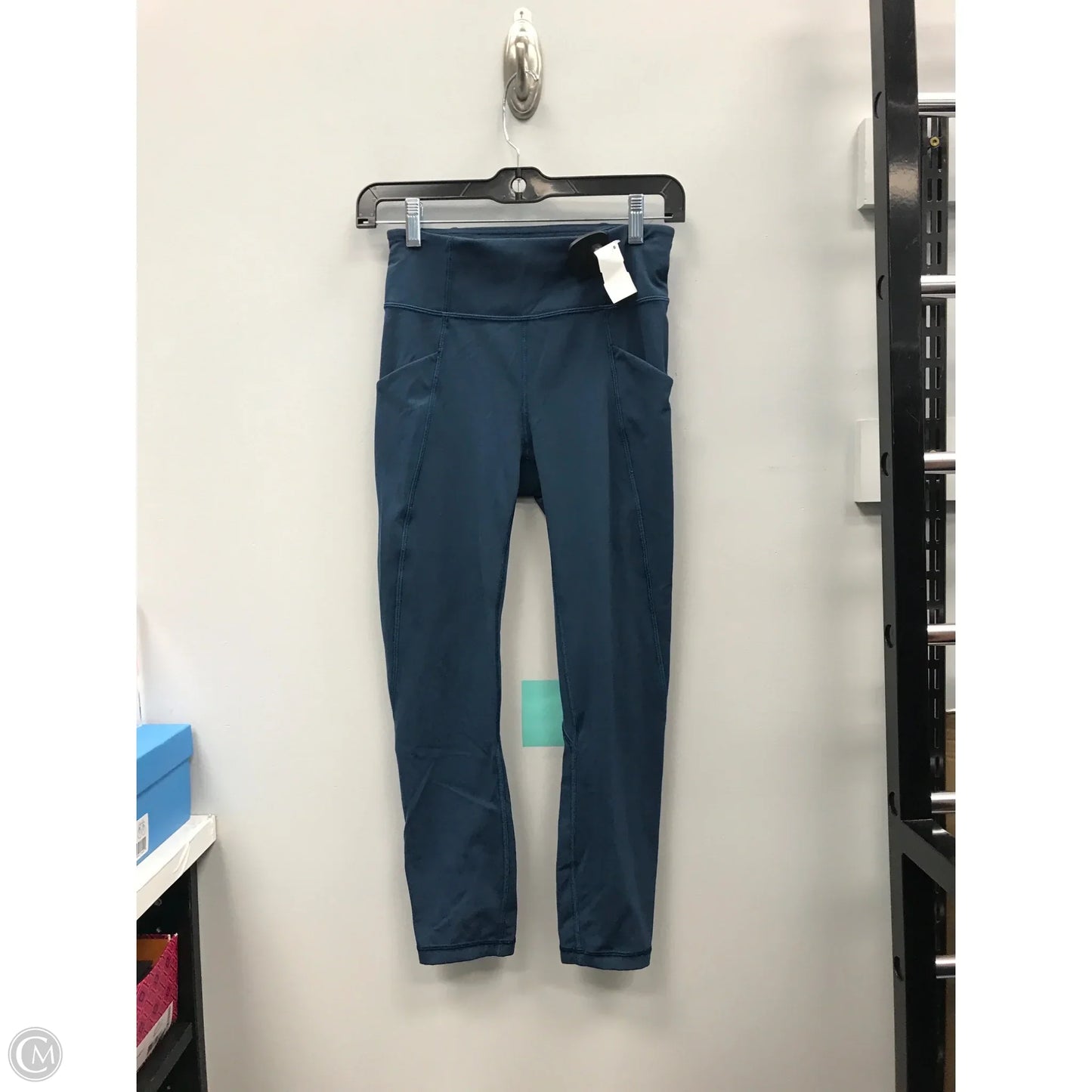 Athletic Leggings By Lululemon In Blue, Size: 4
