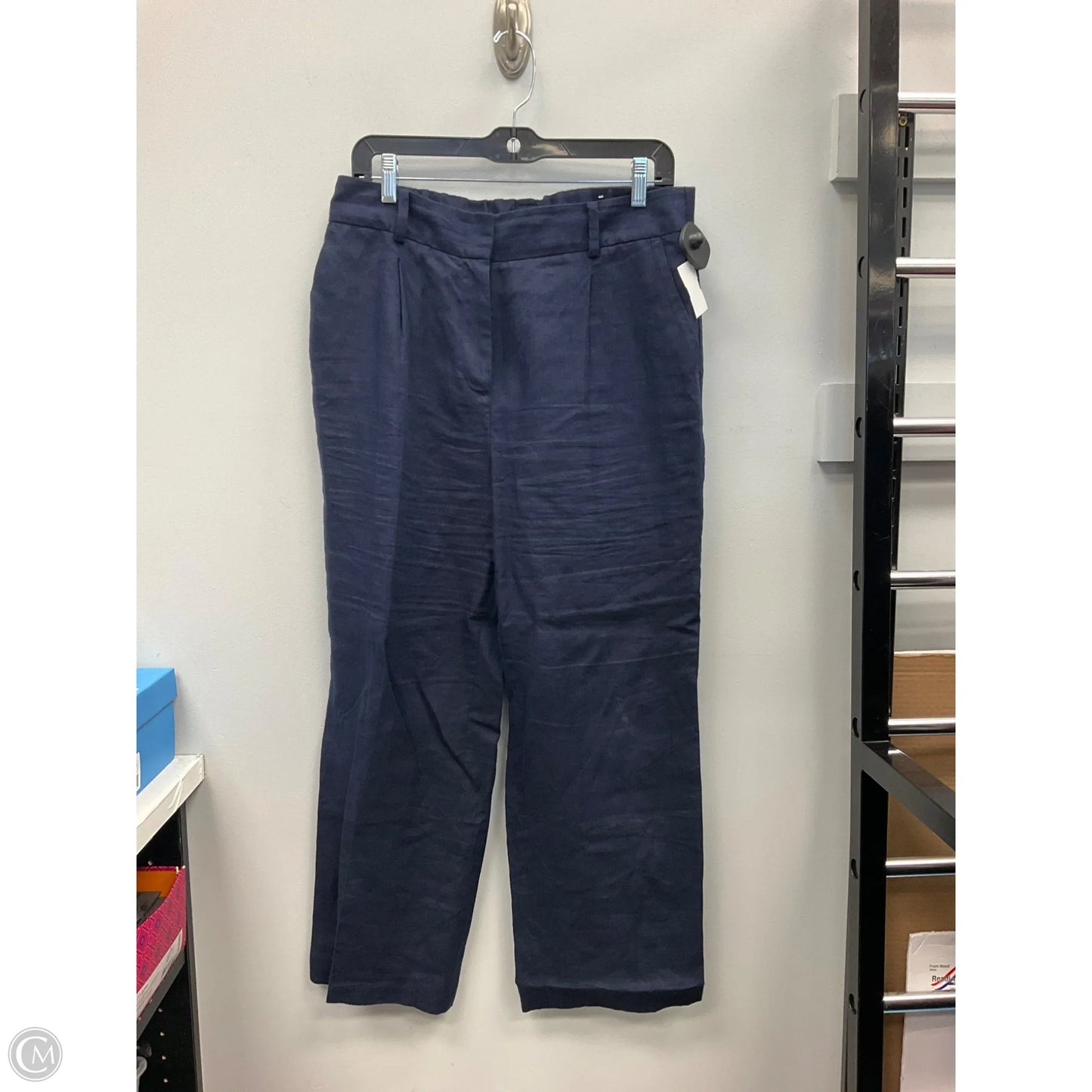 Pants Wide Leg By Talbots In Navy, Size: 8