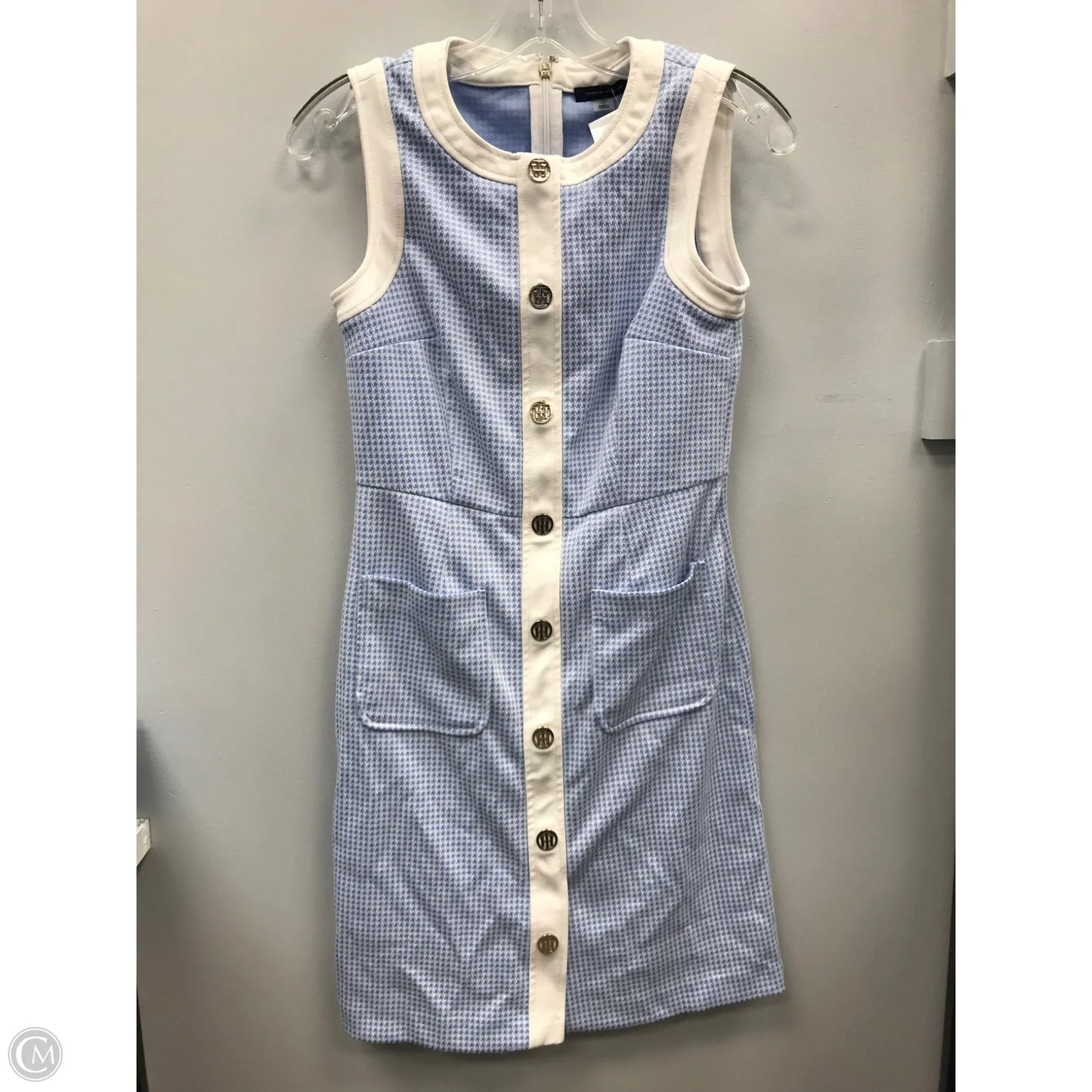 Dress Casual Short By Tommy Hilfiger In Blue & White, Size: 2