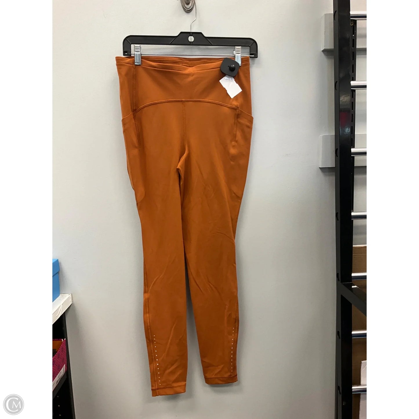 Athletic Leggings By Lululemon In Orange, Size: 8
