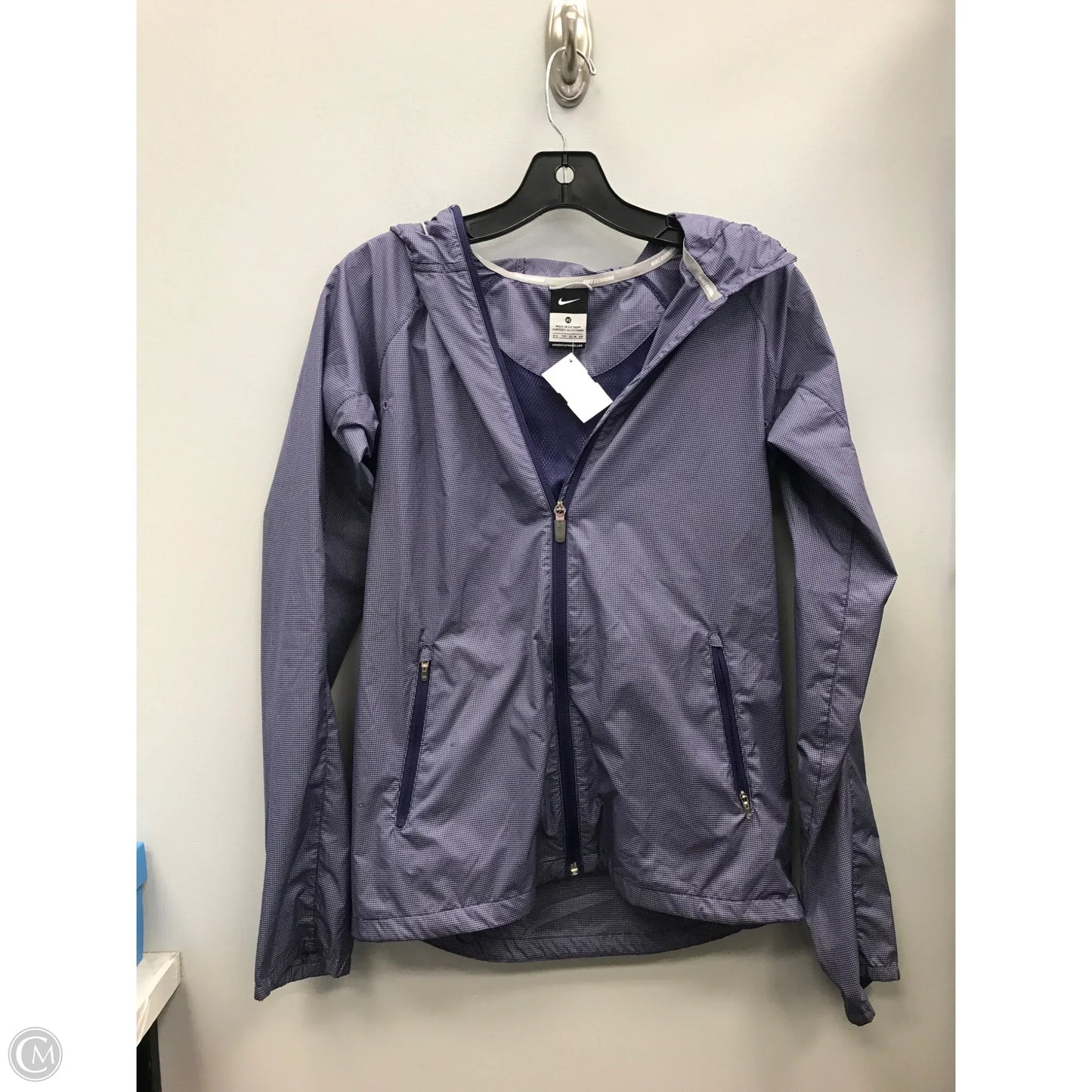 Jacket Windbreaker By Nike Apparel In Purple, Size: Xs
