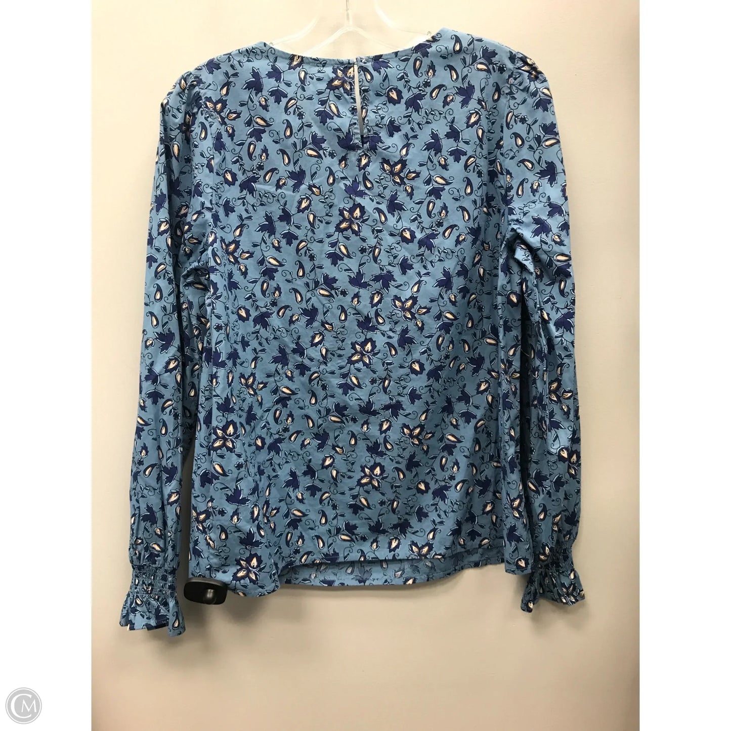 Top Long Sleeve By J. Crew In Blue, Size: S