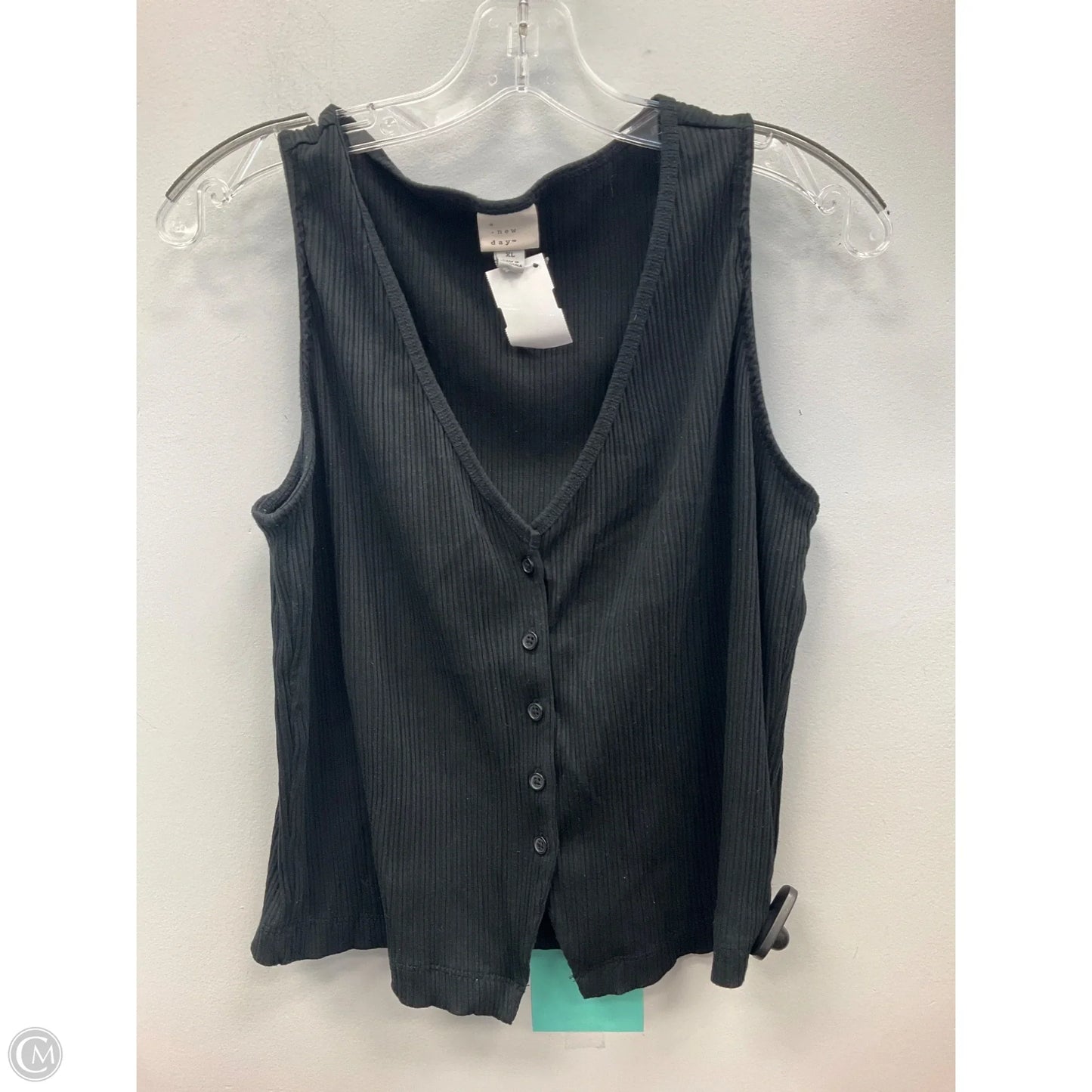 Top Sleeveless By A New Day In Black, Size: Xl