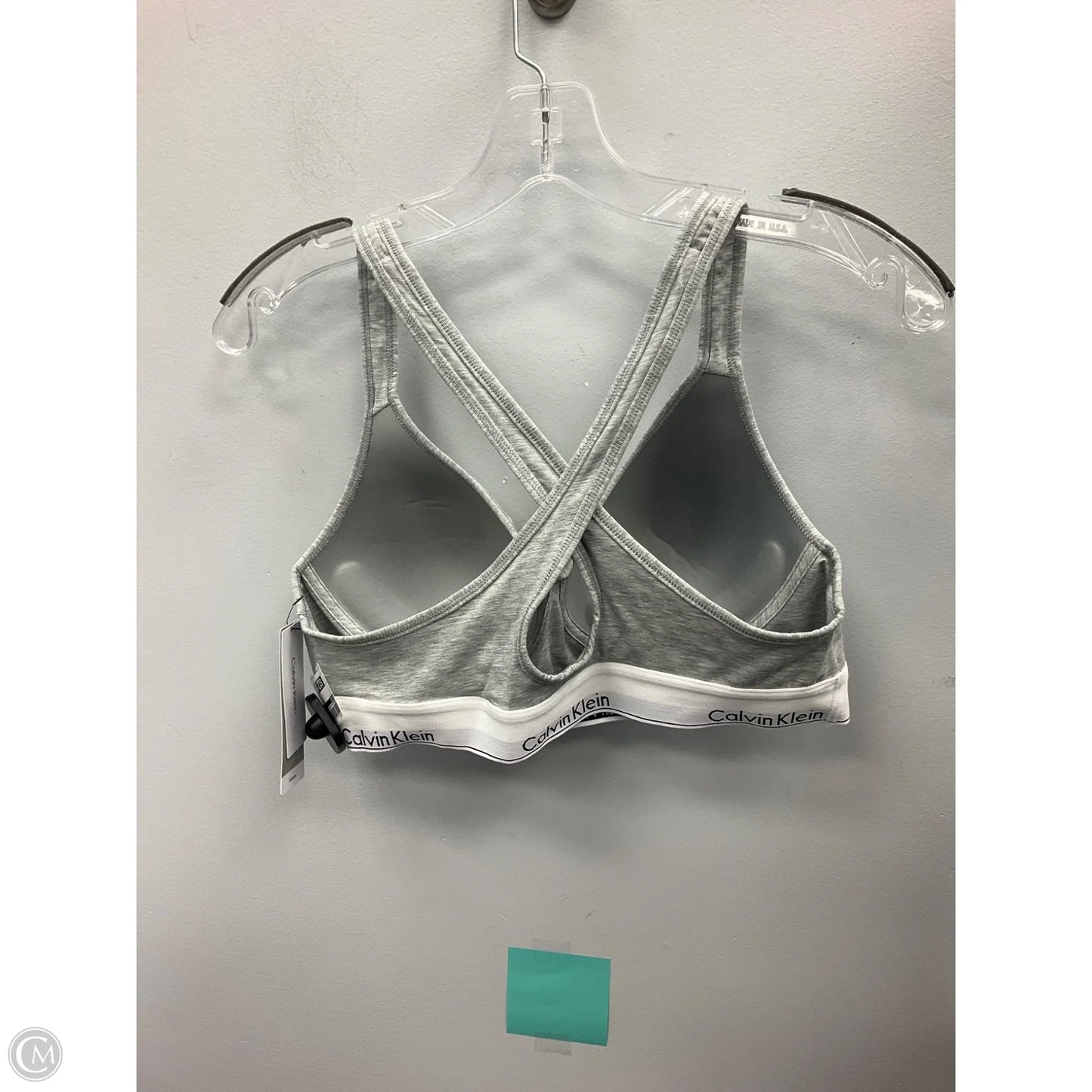 Bra By Calvin Klein In Grey, Size: Xl