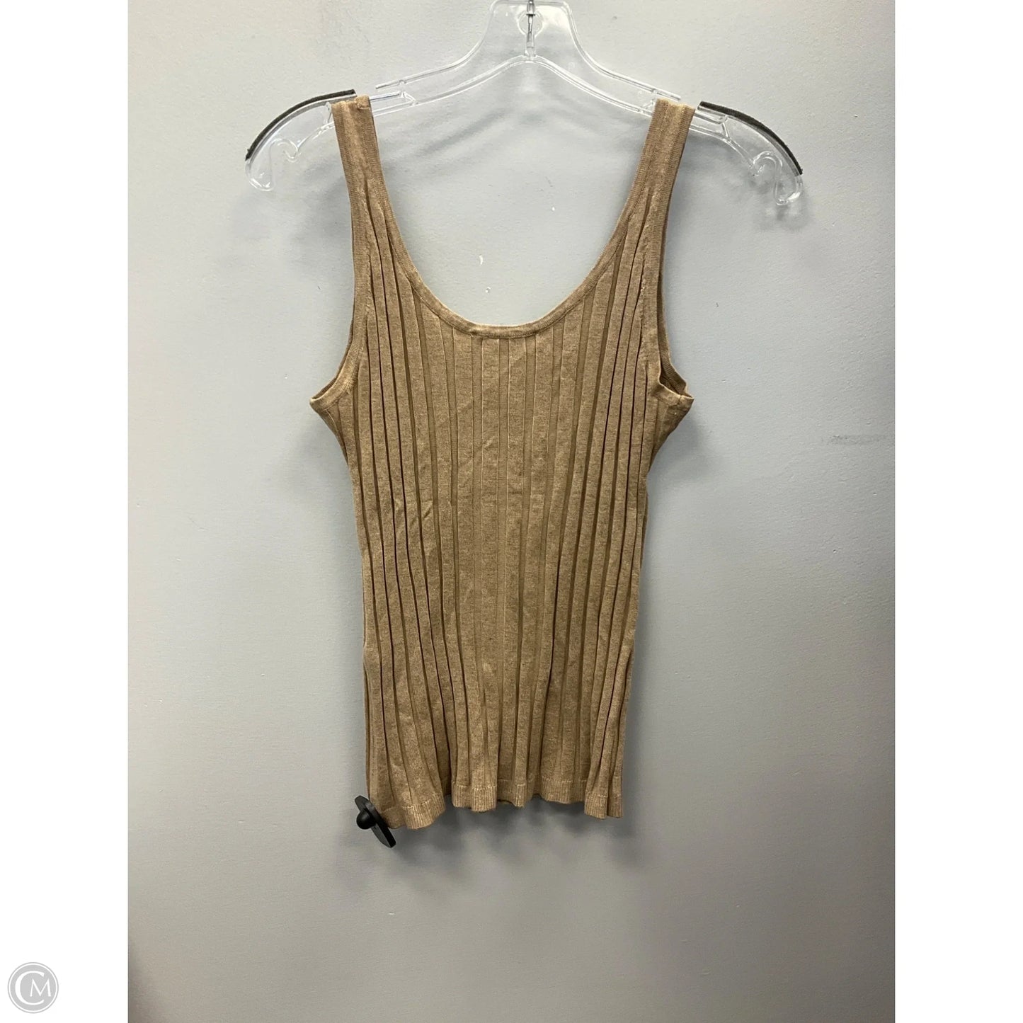 Top Sleeveless By White House Black Market In Tan, Size: L