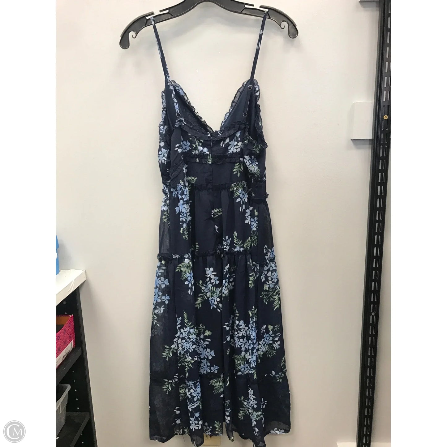 Dress Casual Short By Blu Pepper In Floral Print, Size: L