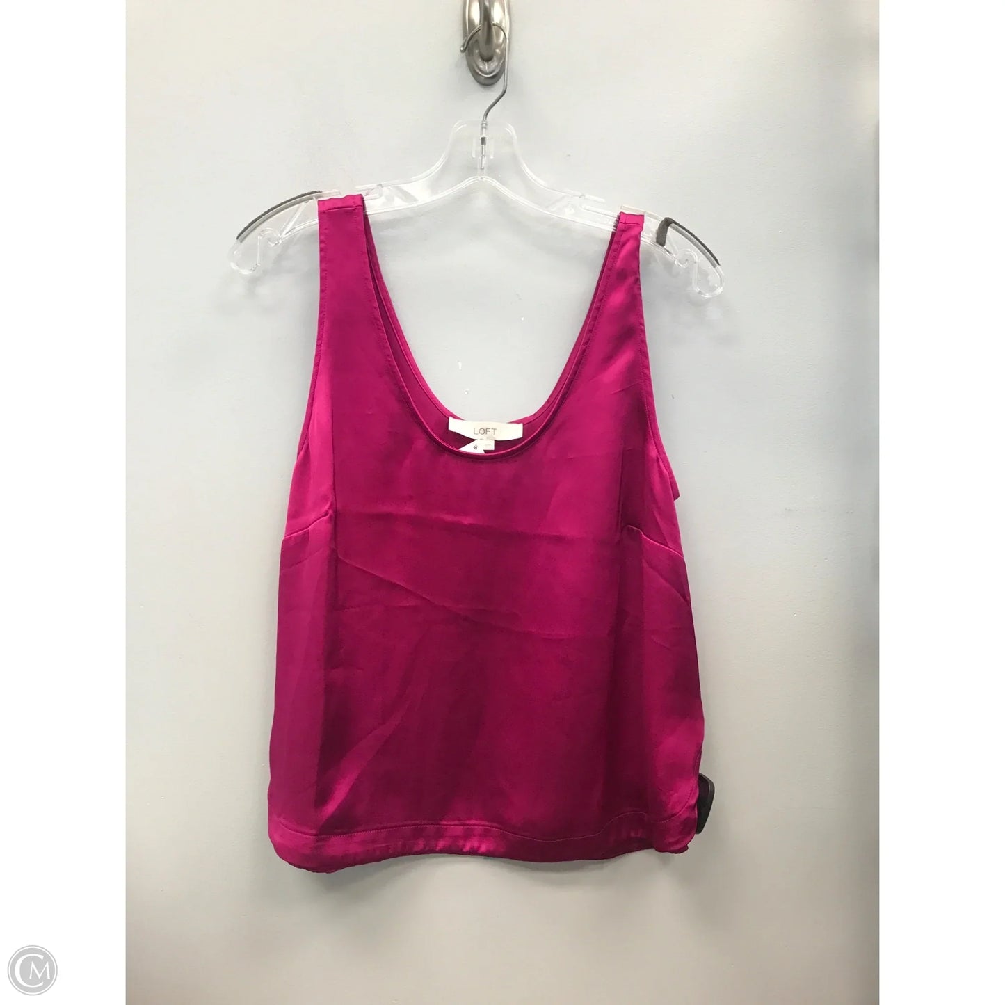 Top Sleeveless By Loft In Pink, Size: S