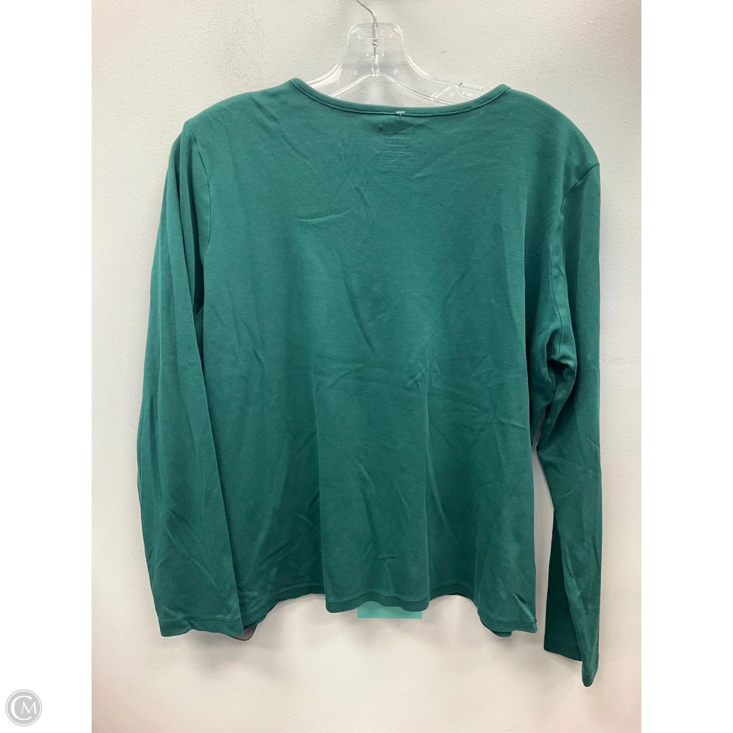 Top Long Sleeve Basic By L.l. Bean In Green, Size: L