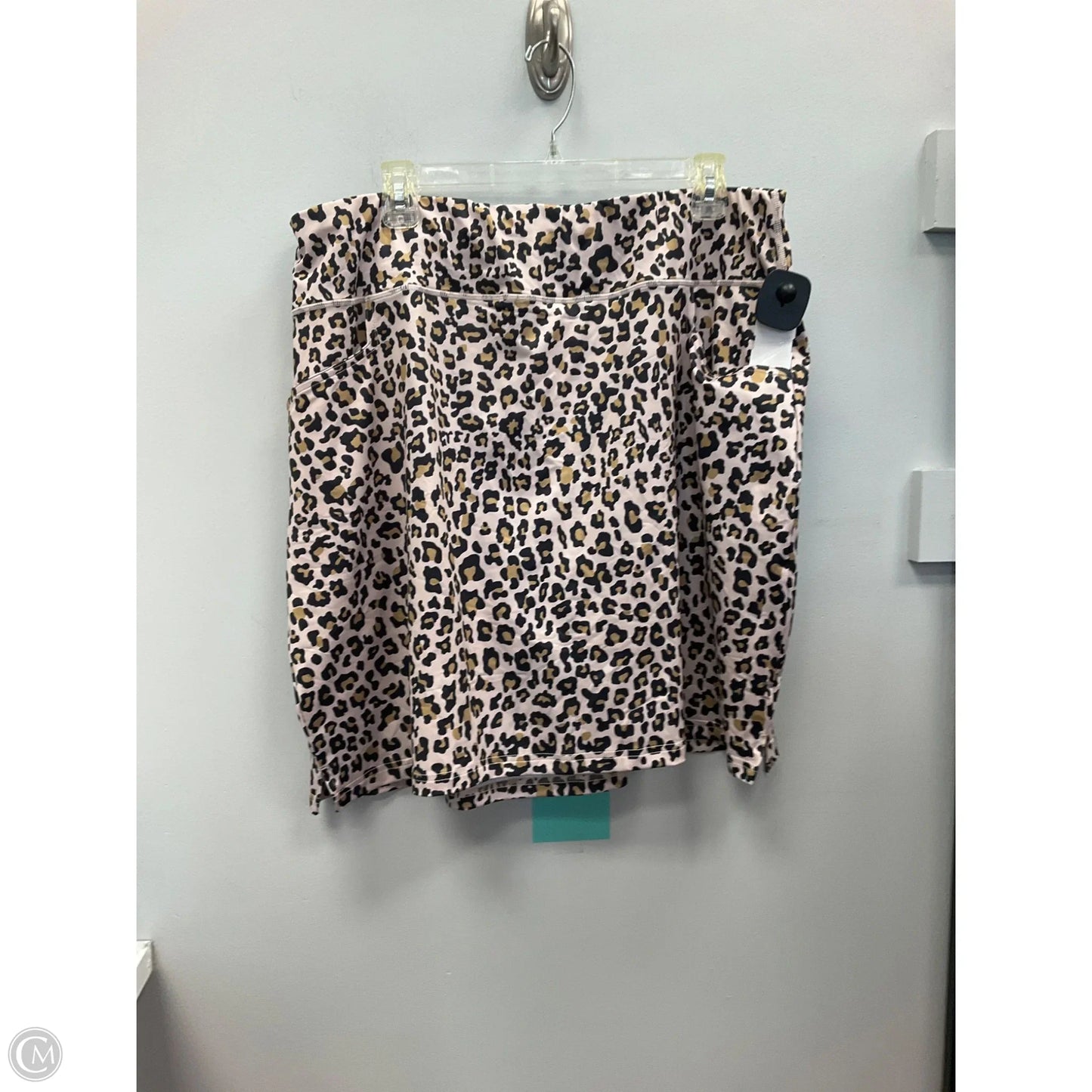 Athletic Skort By Clothes Mentor In Animal Print, Size: 3x