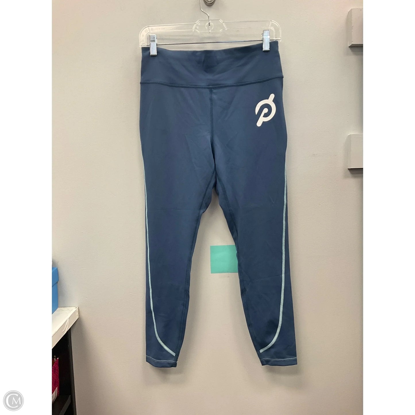 Athletic Leggings By Peloton In Blue, Size: L