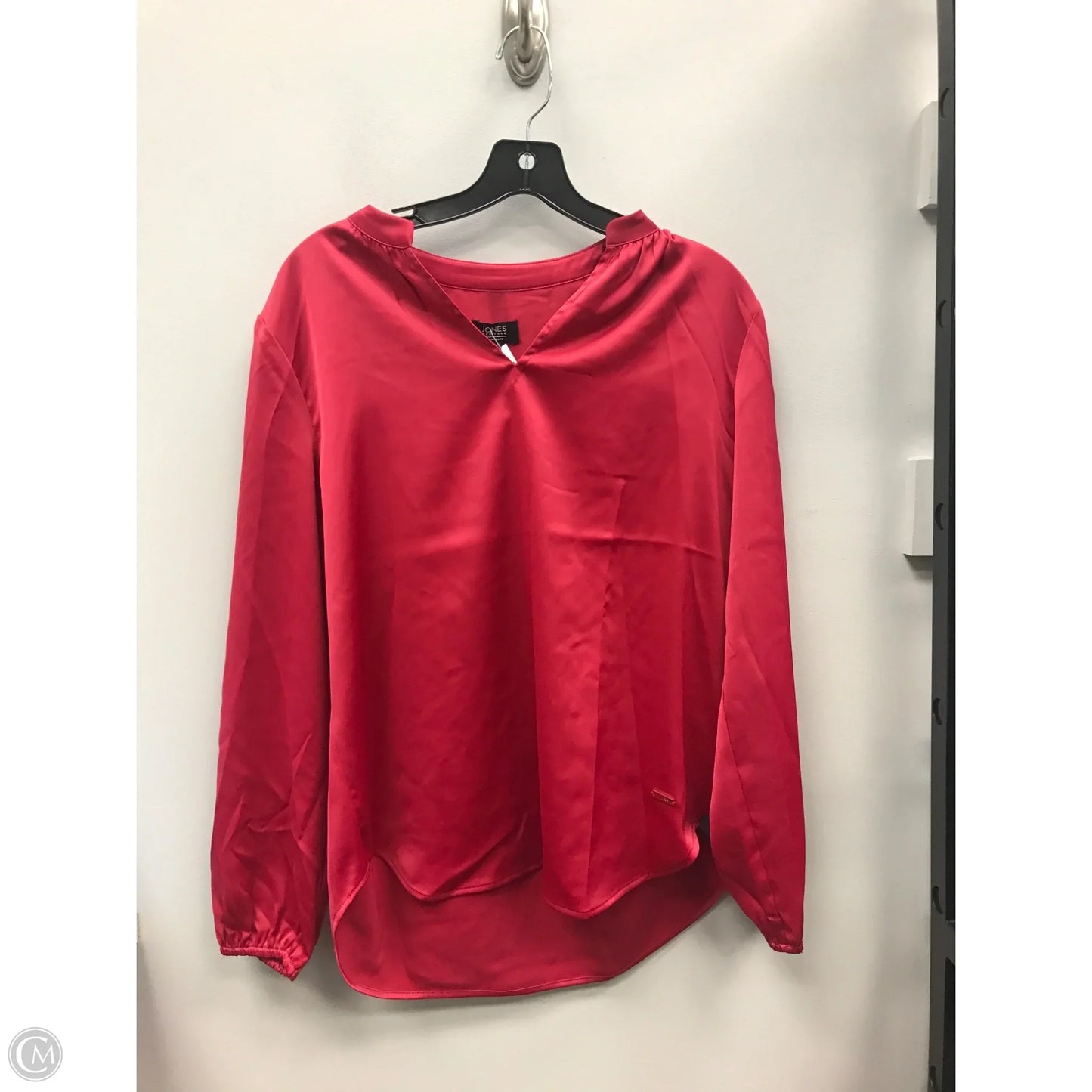 Top Long Sleeve By Jones New York In Pink, Size: M
