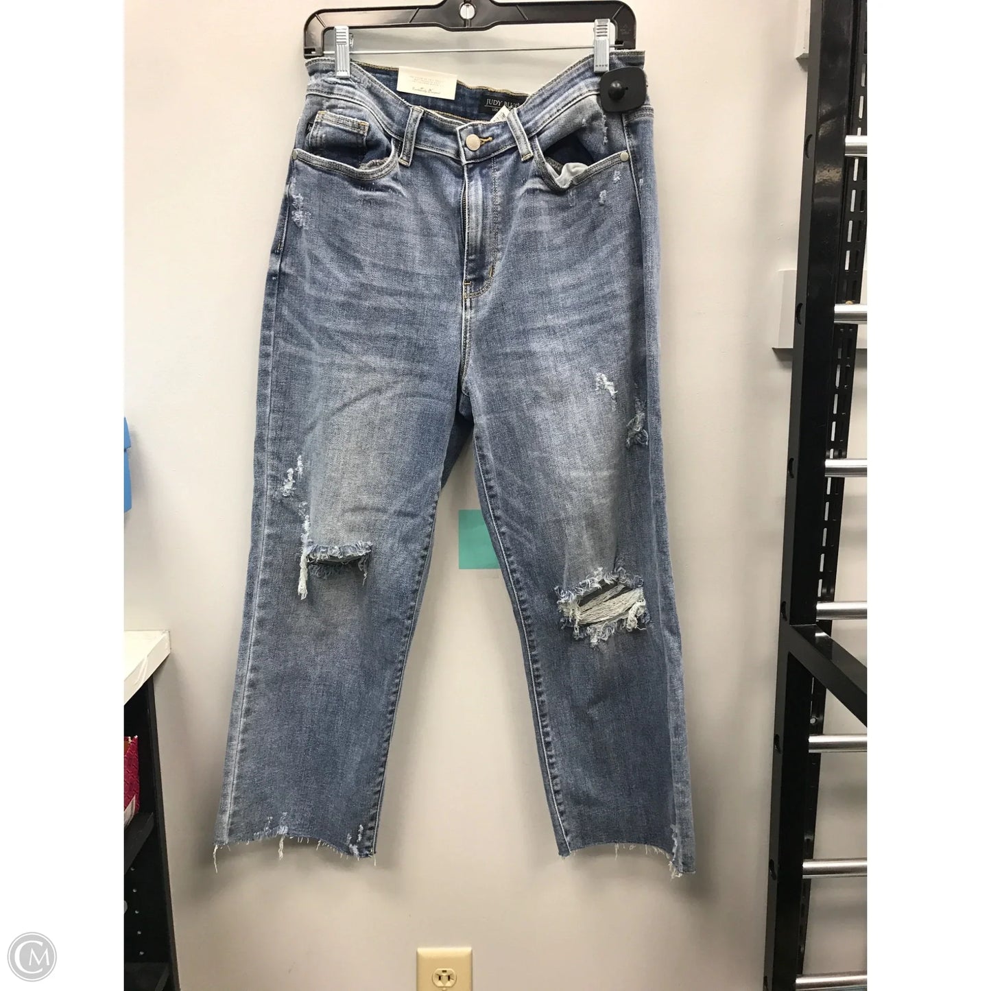 Jeans Boot Cut By Judy Blue In Blue Denim, Size: 10
