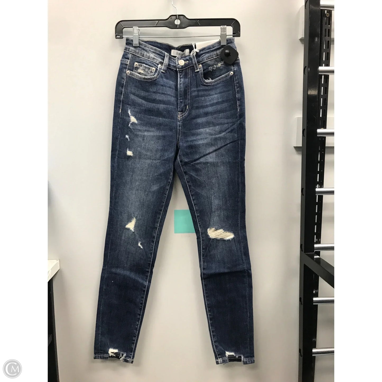 Jeans Skinny By Zenana In Blue Denim, Size: 2