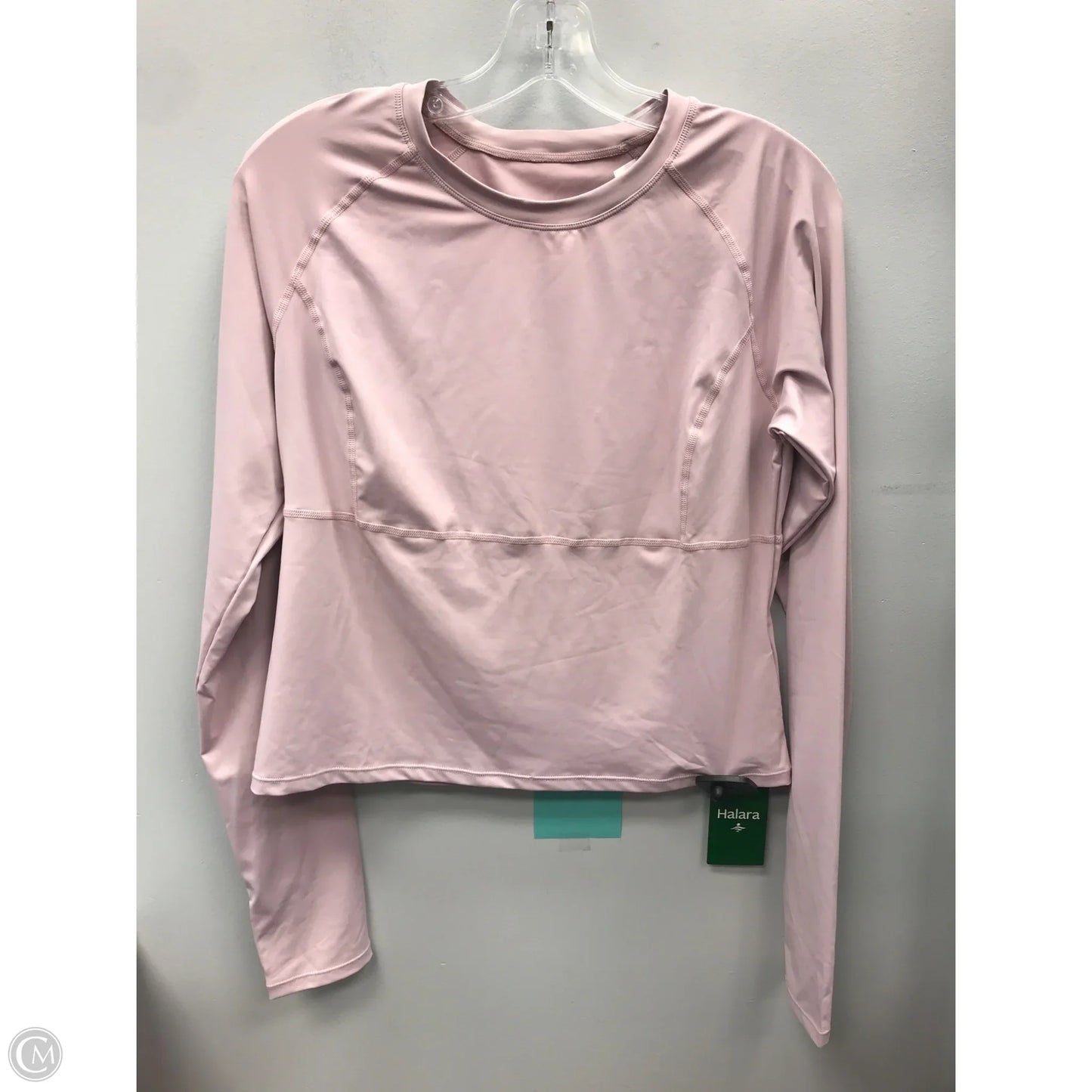 Athletic Top Long Sleeve Crewneck By Halara In Pink, Size: Xl