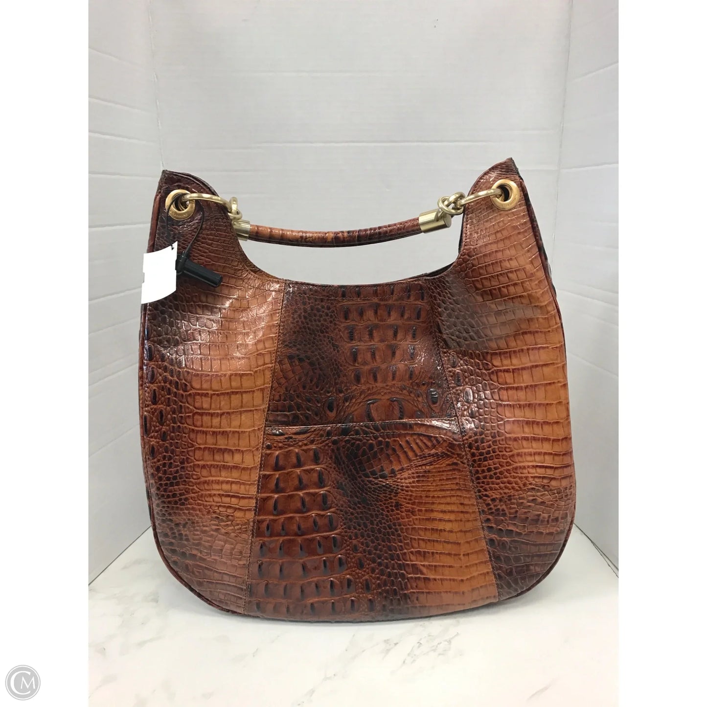 Handbag Designer By Brahmin, Size: Large