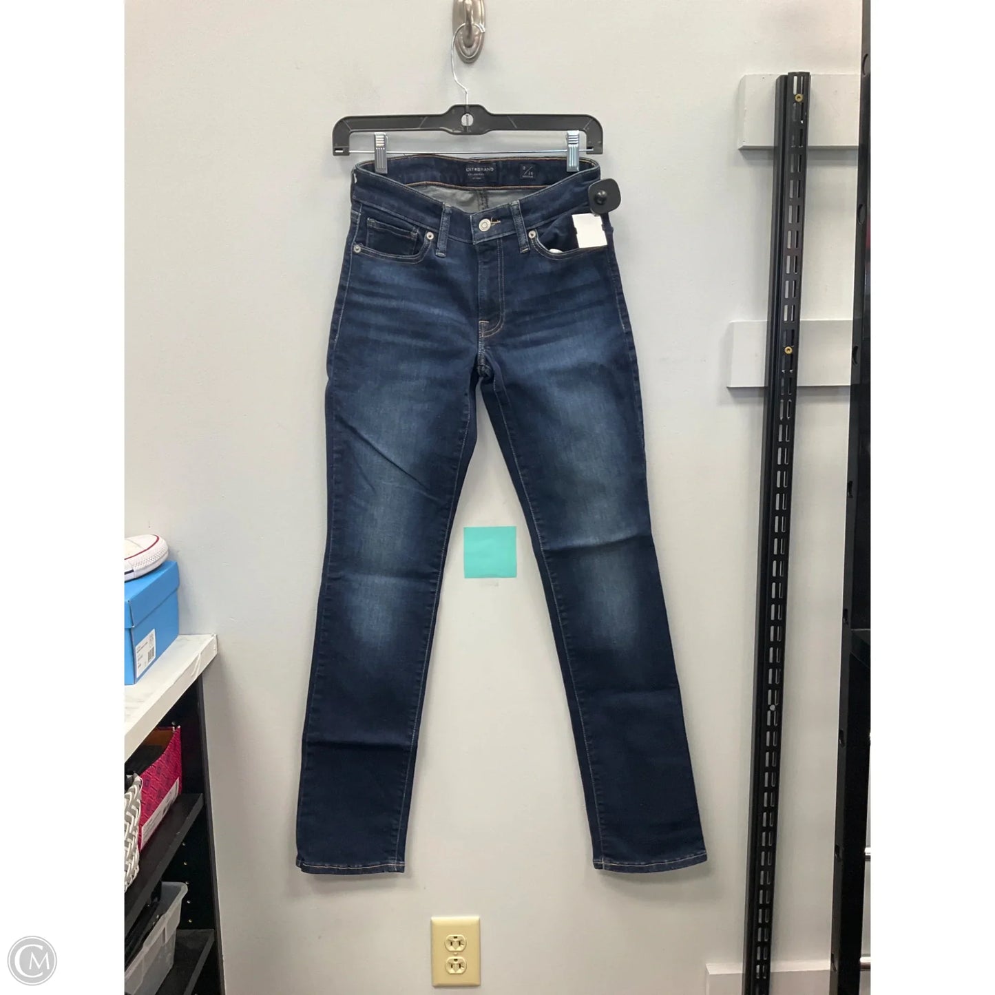 Jeans Straight By Lucky Brand In Blue Denim, Size: 2
