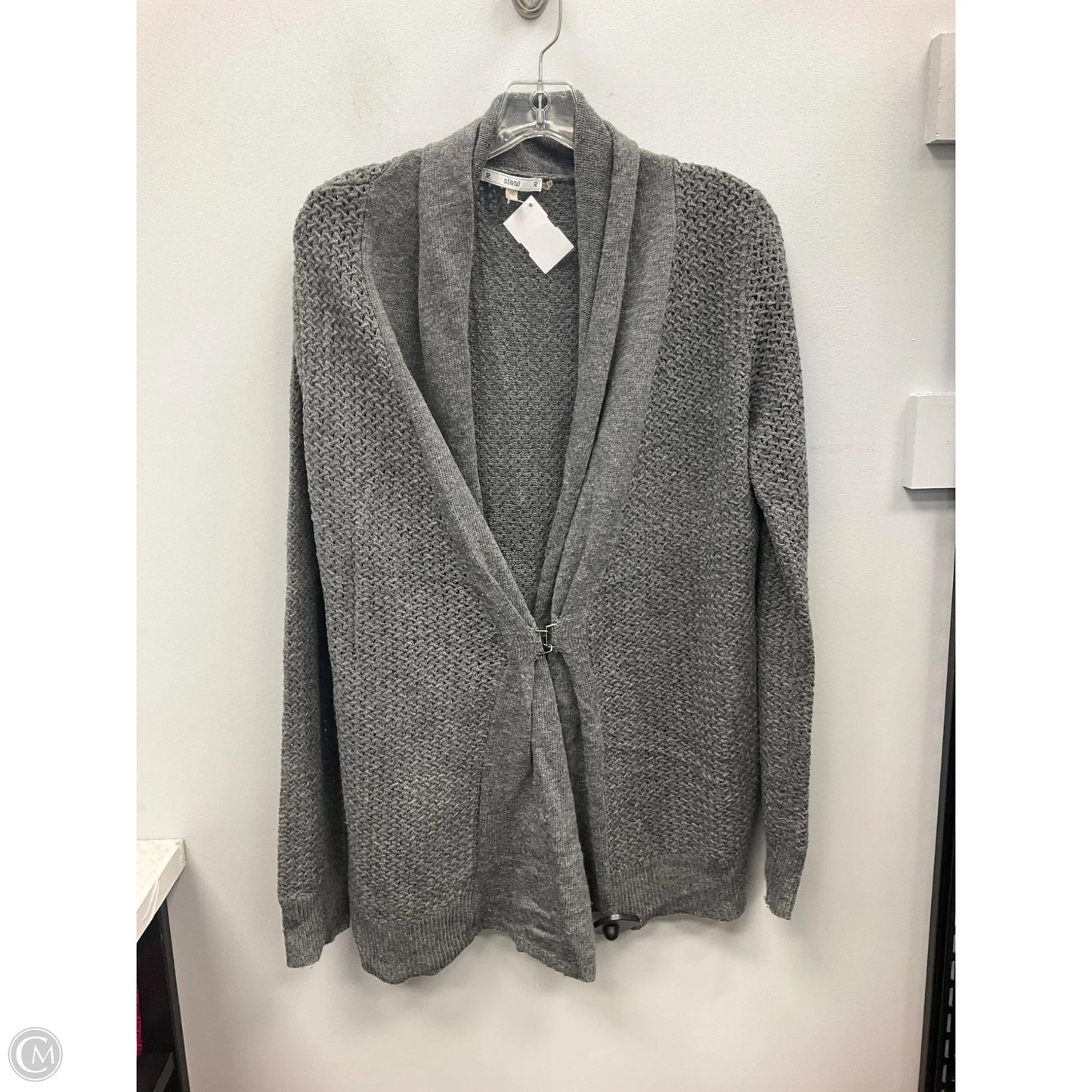Cardigan By Sioni In Grey, Size: Xl
