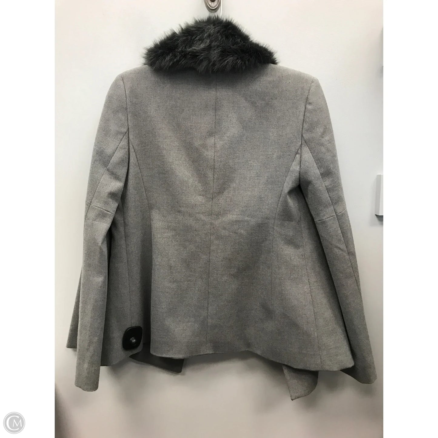 Coat Peacoat By Banana Republic In Grey, Size: 0